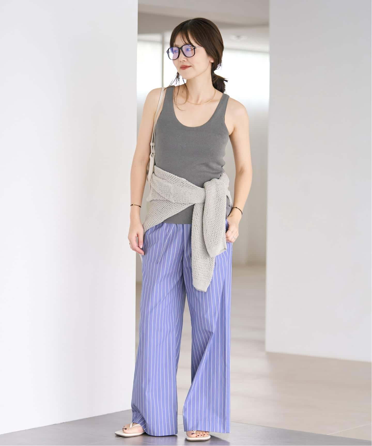 Smooth cup knit タンクトップ（カップ付きインナー）｜Plage