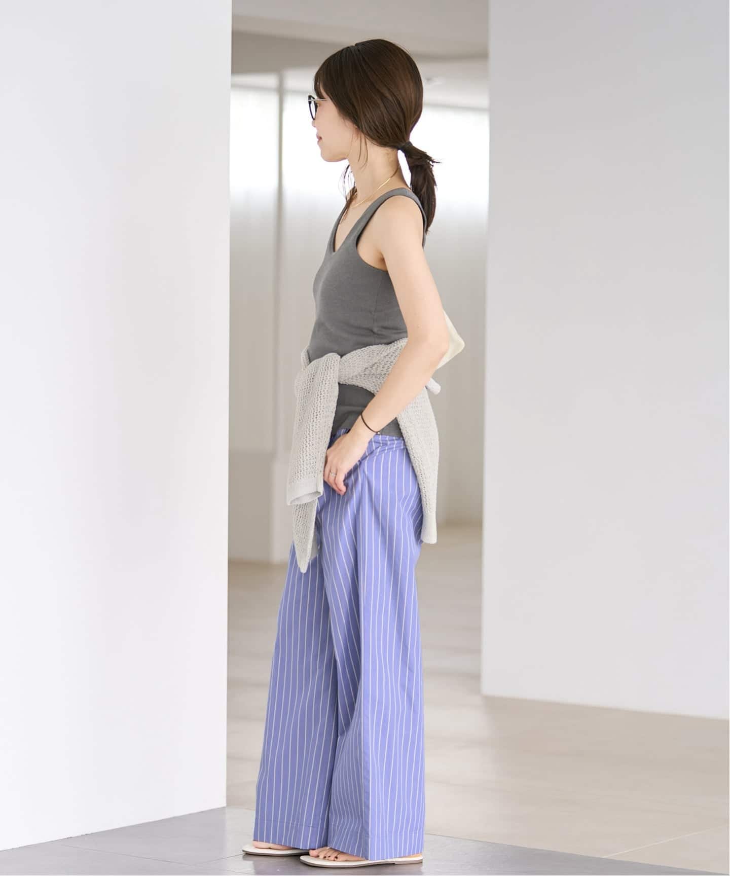 Smooth cup knit タンクトップ（カップ付きインナー）｜Plage