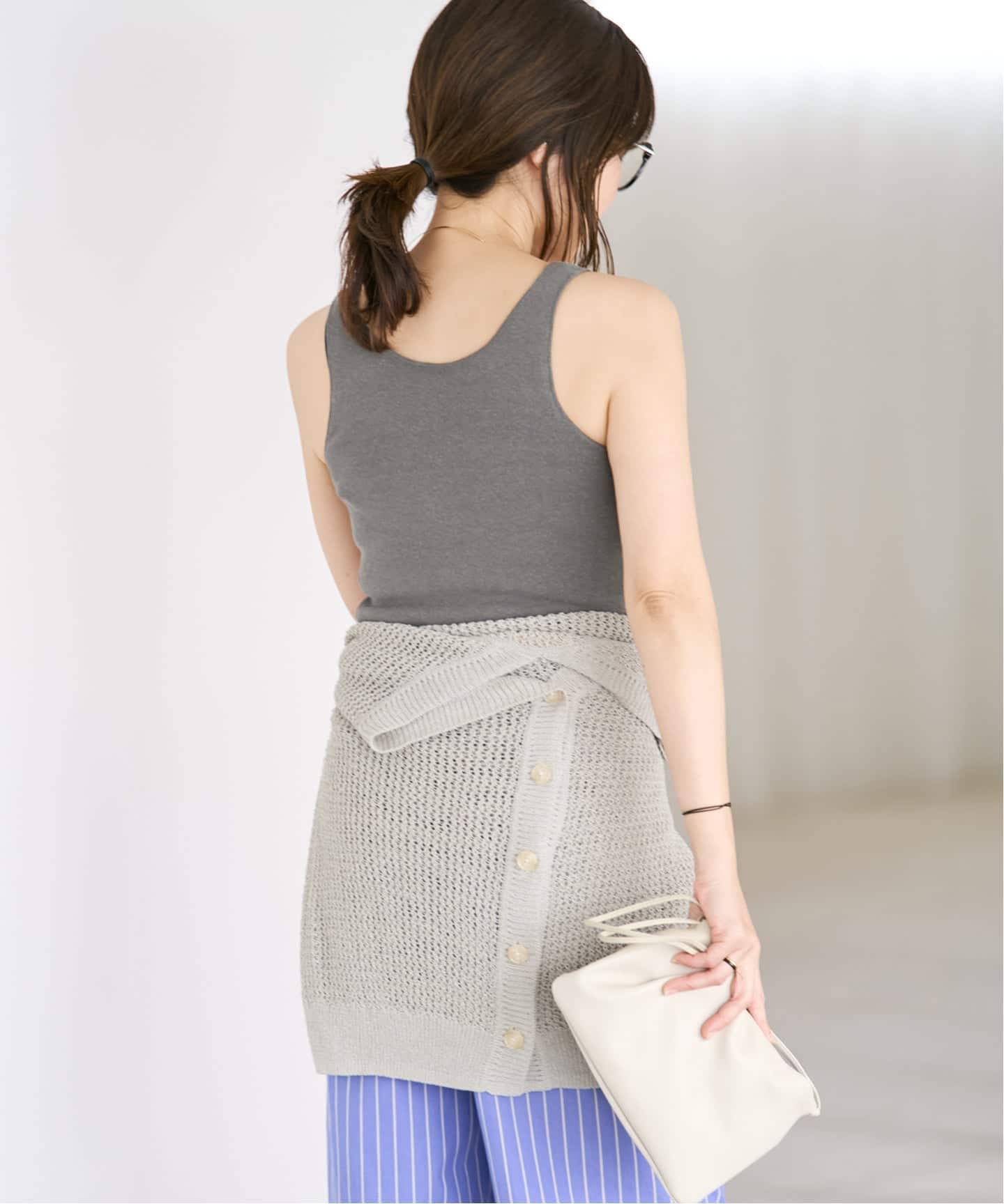 Smooth cup knit タンクトップ（カップ付きインナー）｜Plage
