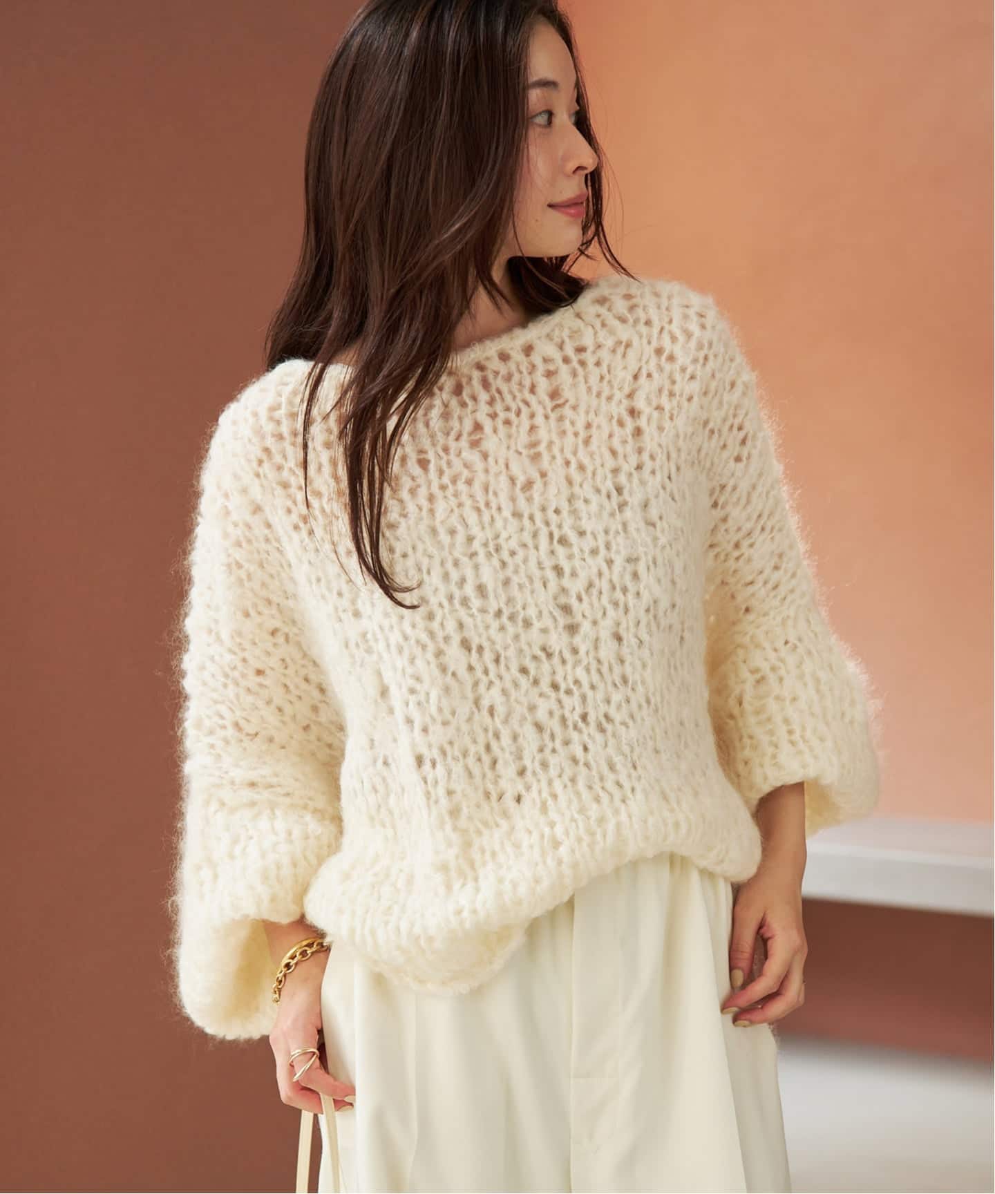 HAND KNIT ジャンボタム プルオーバー 追加》HAND KNIT ジャンボタム プルオーバー（ニット／セーター