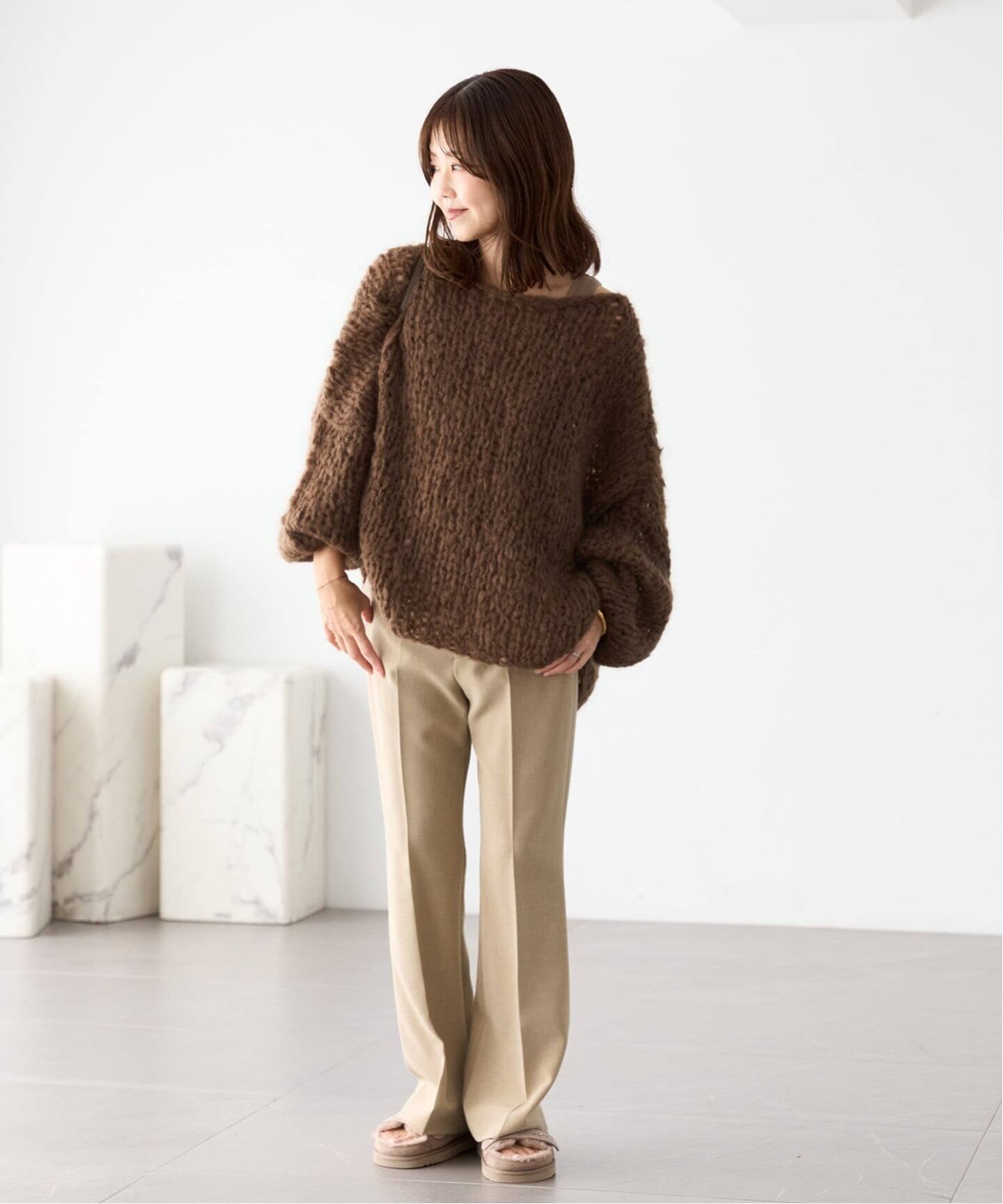 追加予約》HAND KNIT ジャンボタム プルオーバー（ニット／セーター