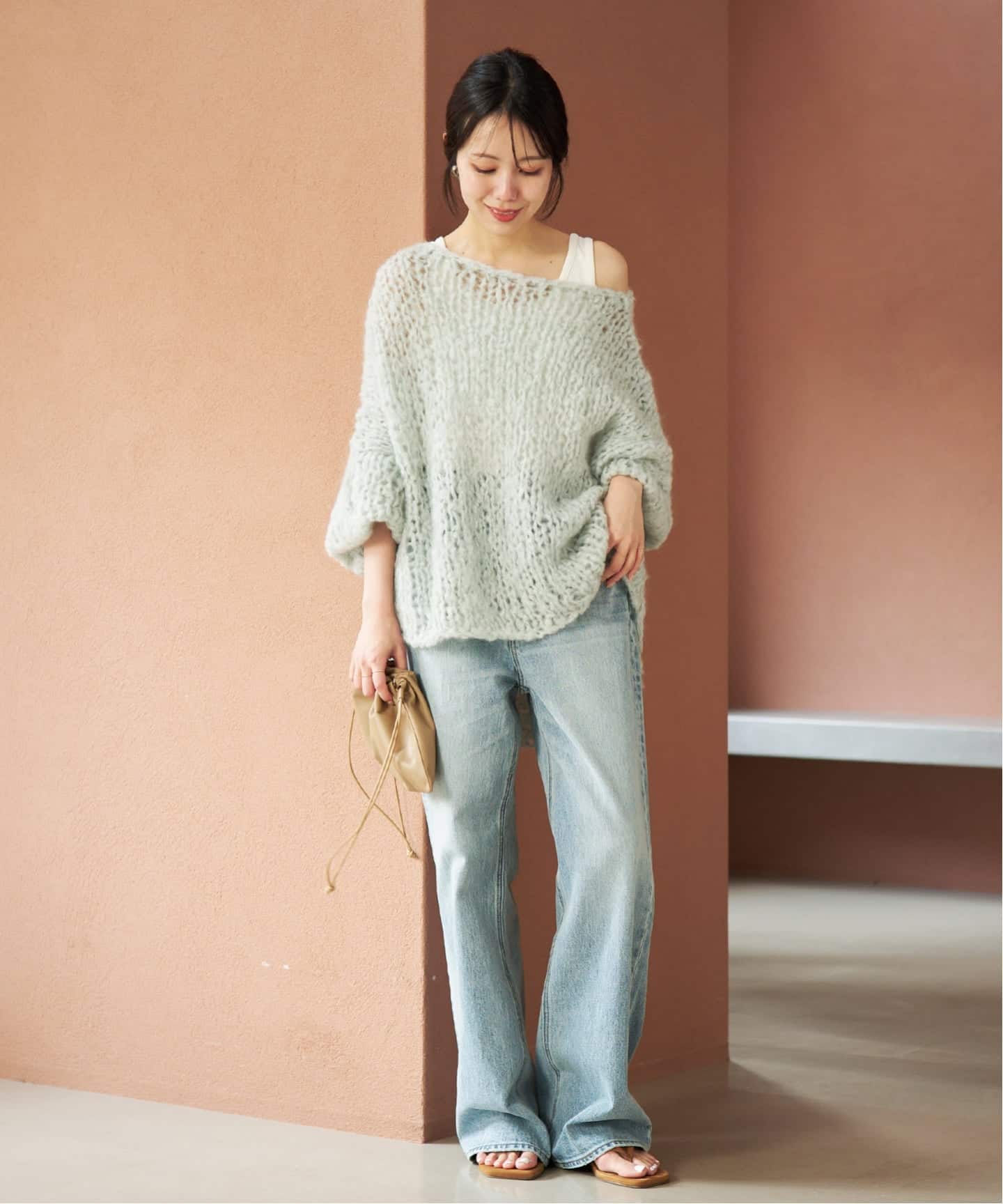 追加》HAND KNIT ジャンボタム プルオーバー（ニット／セーター