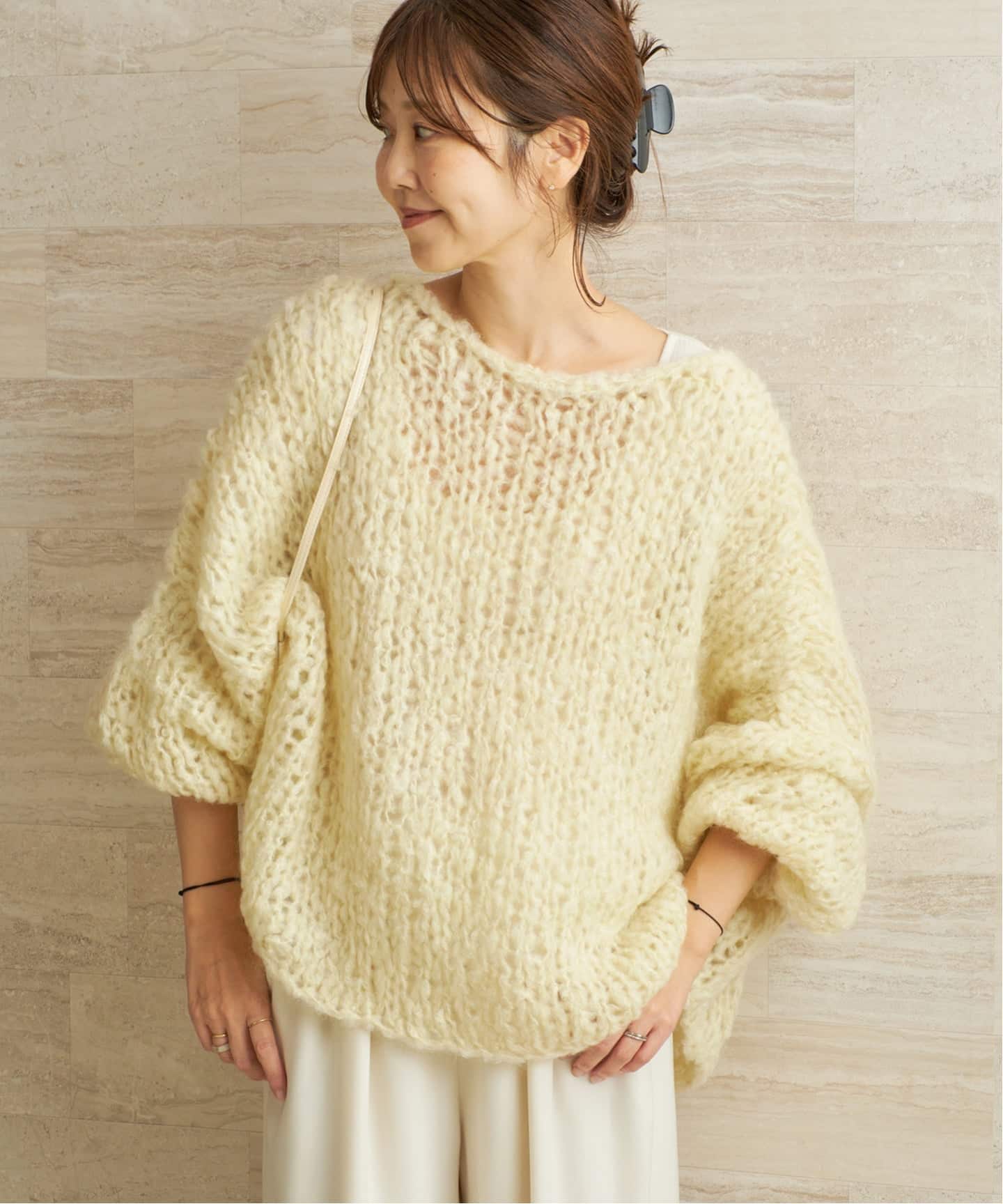 追加予約》HAND KNIT ジャンボタム プルオーバー 3（ニット／セーター