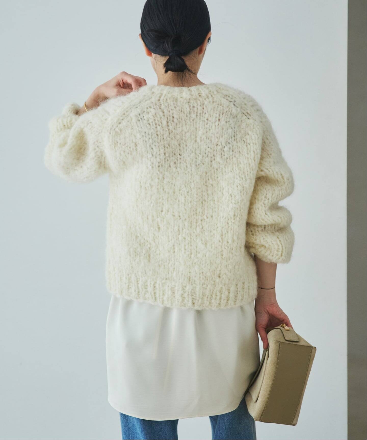 予約》HAND KNIT ジャンボタム カーディガン（カーディガン）｜Plage