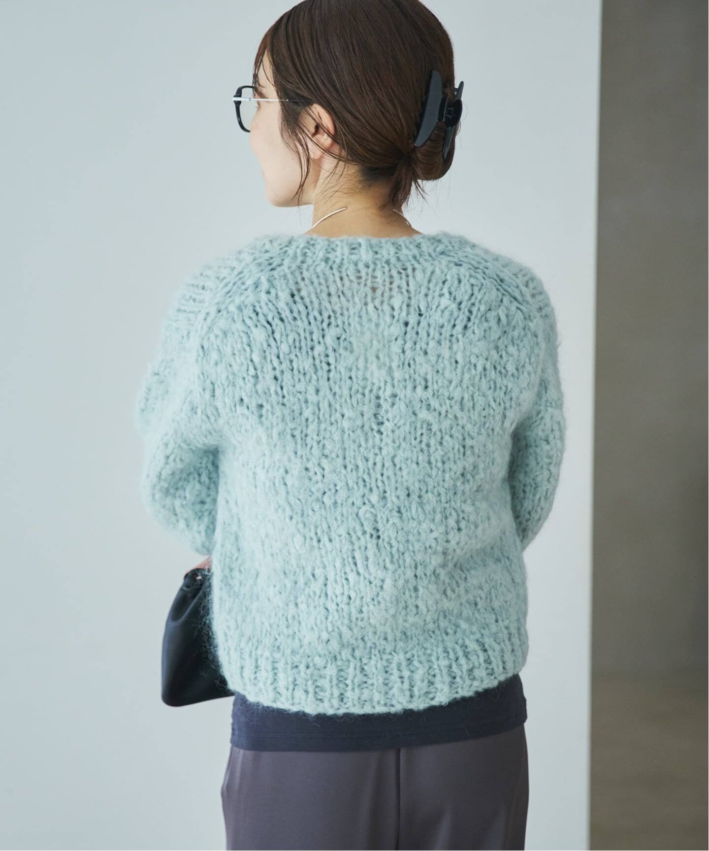 予約》HAND KNIT ジャンボタム カーディガン（カーディガン）｜Plage