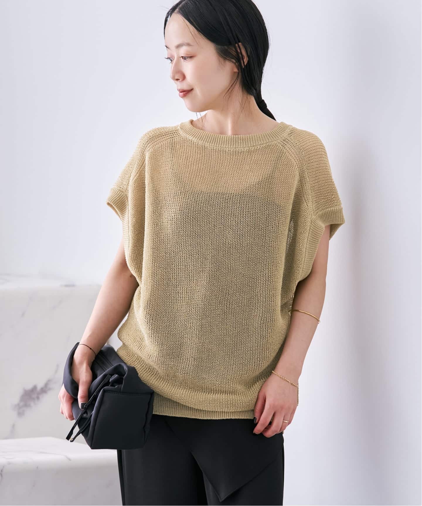 ベルセレージュ　2点 2WAY カタアゼ KNIT ベスト（ベスト）｜Plage（プラージュ）の通販