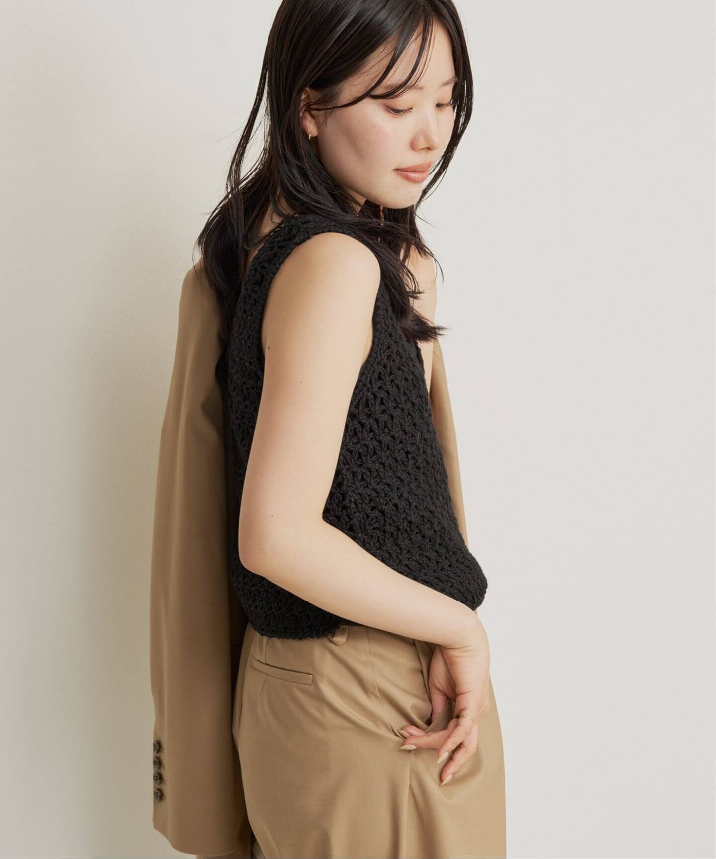 予約》R'IAM HAND ニットタンク（タンクトップ）｜Plage（プラージュ