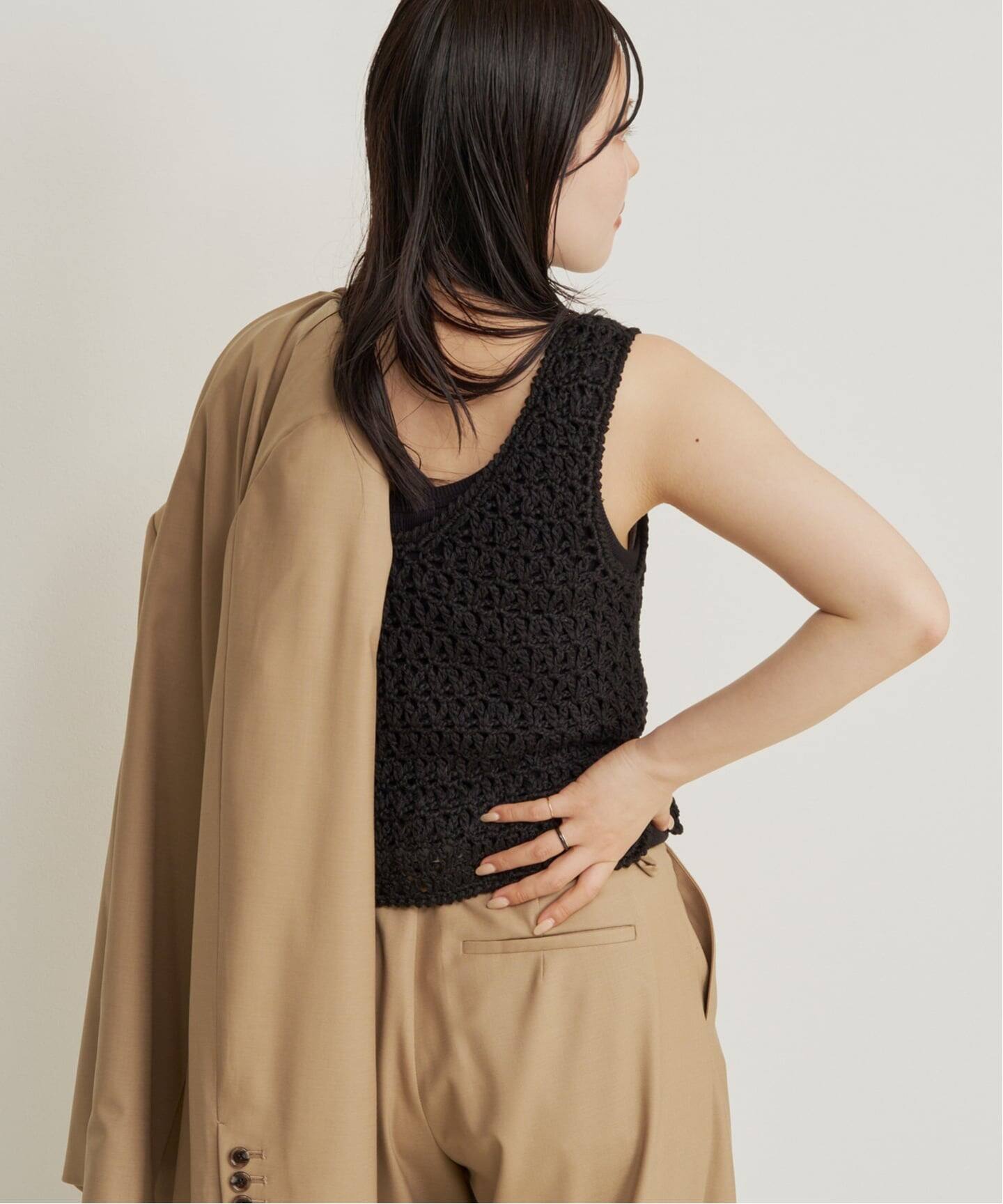 予約》R'IAM HAND ニットタンク（タンクトップ）｜Plage（プラージュ