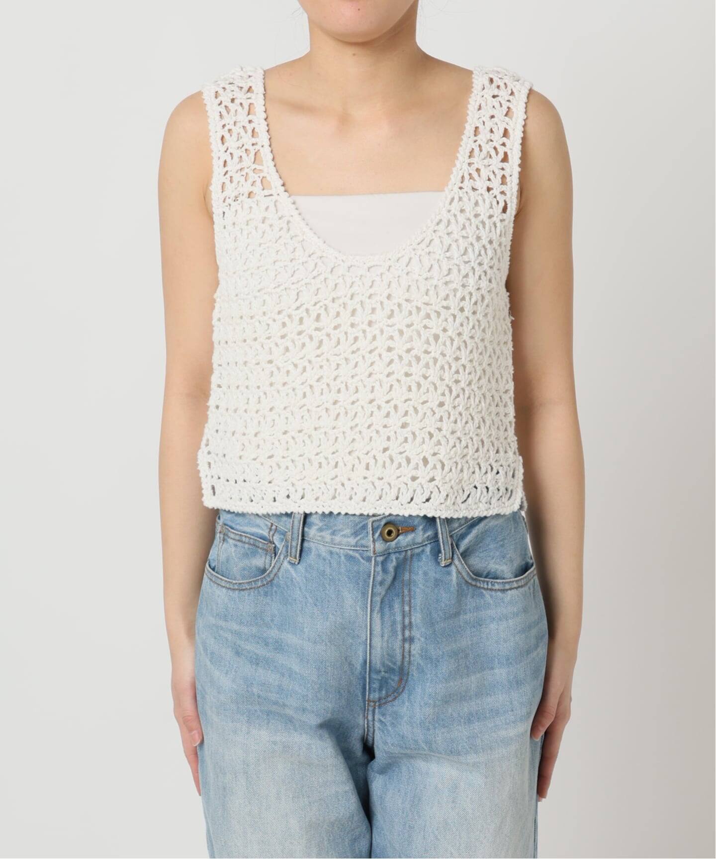 予約》R'IAM HAND ニットタンク（タンクトップ）｜Plage（プラージュ