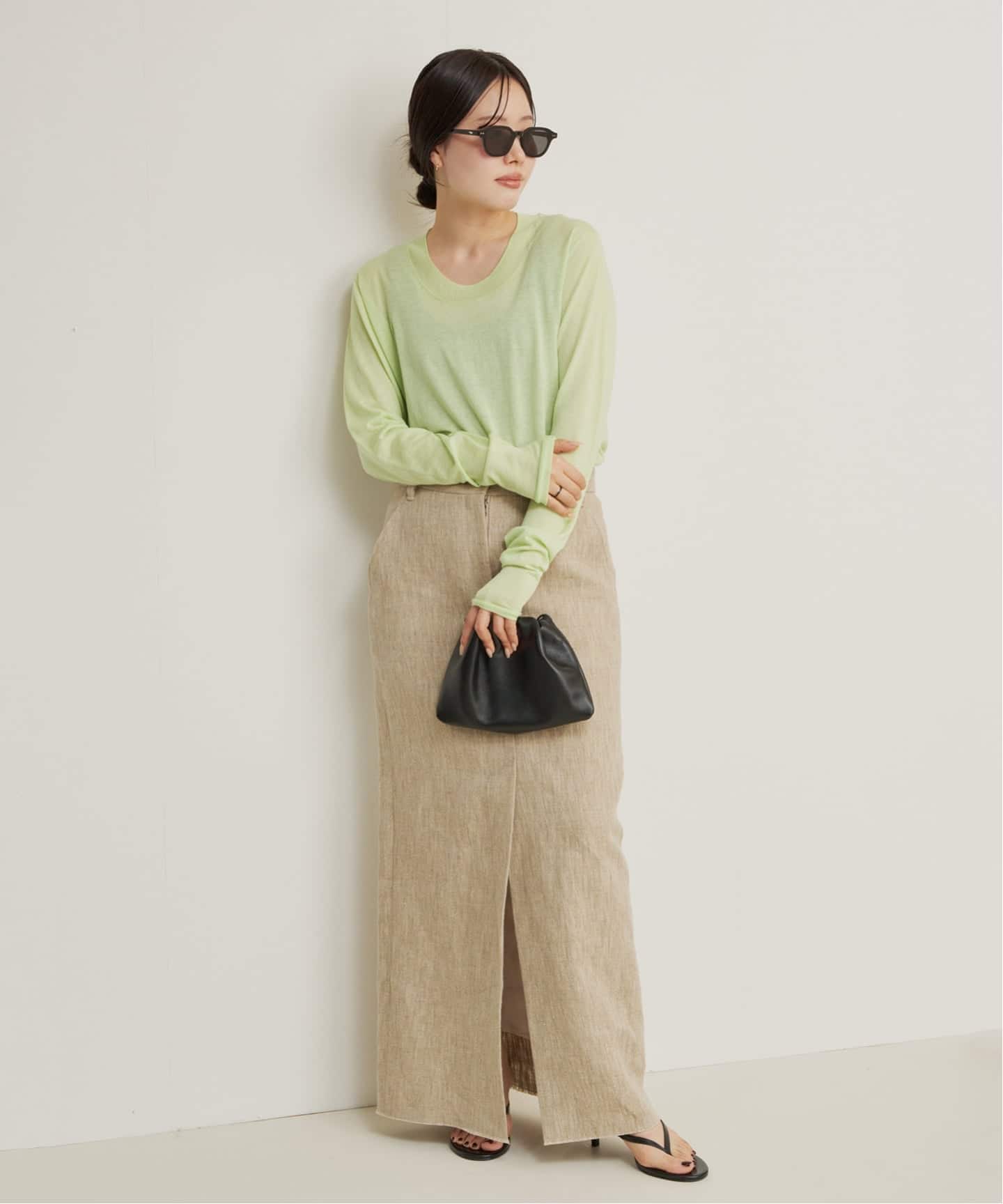 R'IAM KNIT LONG TEE（ニット／セーター）｜Plage（プラージュ）の通販