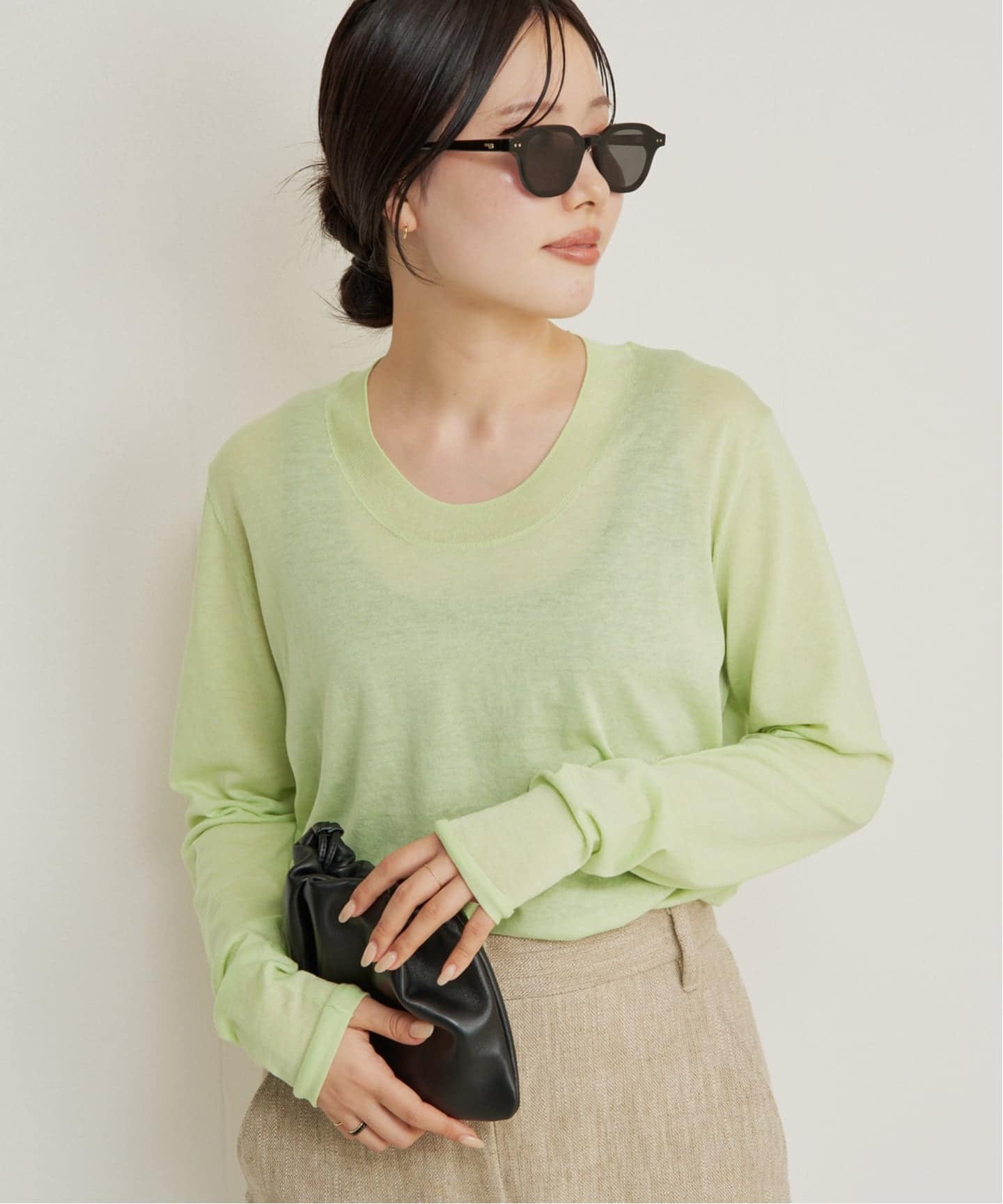 Plage R’IAM コンパクトニットTee R'IAM KNIT LONG TEE（ニット／セーター）｜Plage（プラージュ）の通販