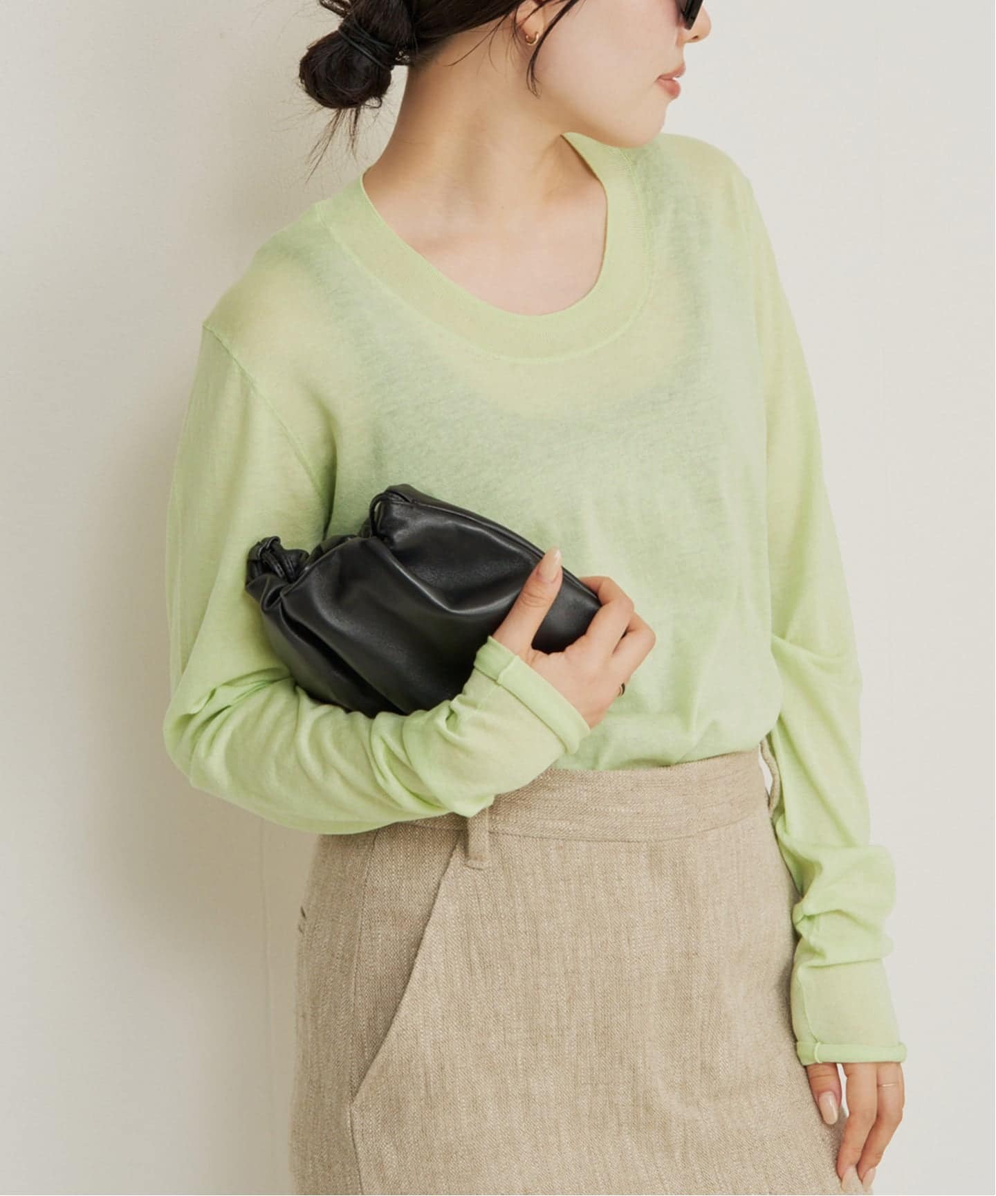 R'IAM KNIT LONG TEE（ニット／セーター）｜Plage（プラージュ）の通販