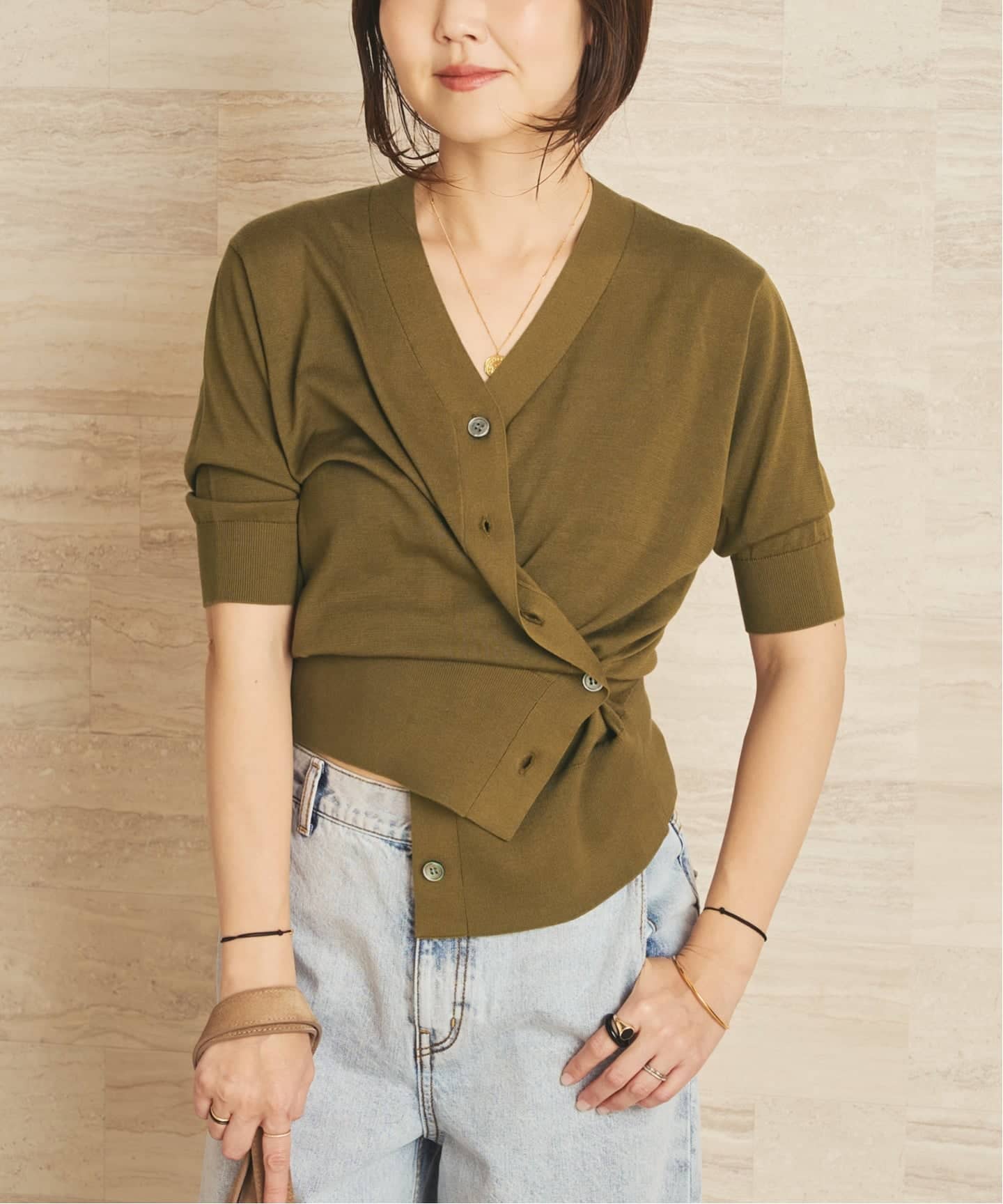 plage R’IAM カシュクールカーディガン R'IAM カシュクールカーディガン（カーディガン）｜Plage（プラージュ