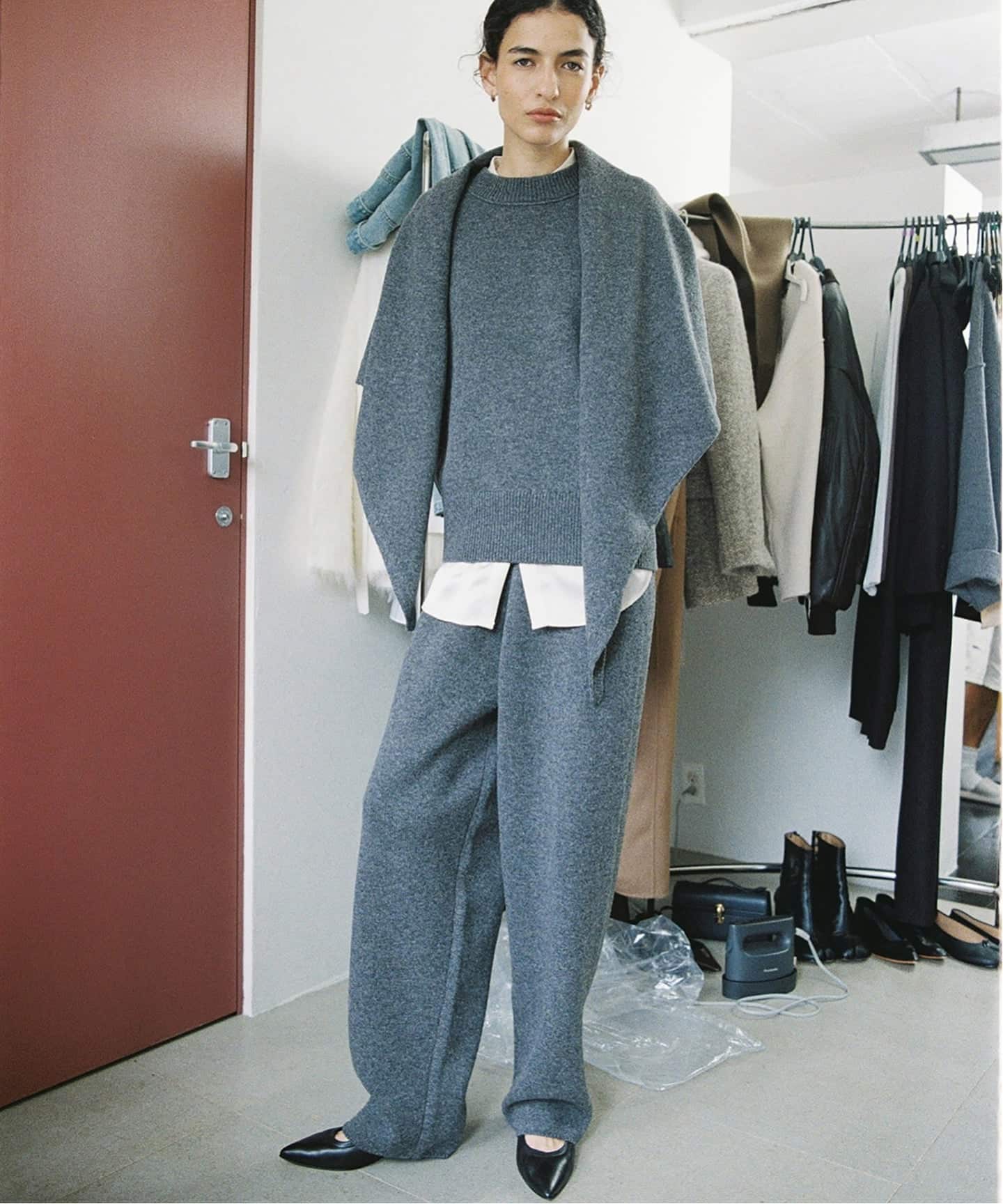 追加予約》R'IAM ストールプルオーバー（ニット／セーター）｜Plage