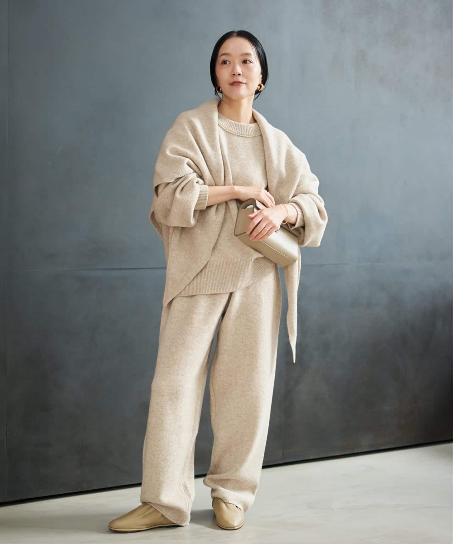 追加予約》R'IAM ストールプルオーバー（ニット／セーター）｜Plage