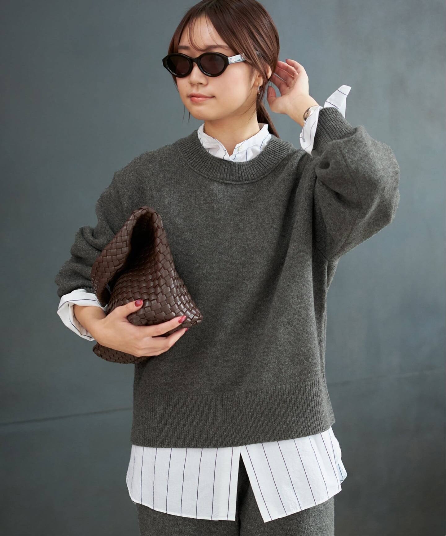 追加予約》R'IAM ストールプルオーバー（ニット／セーター）｜Plage