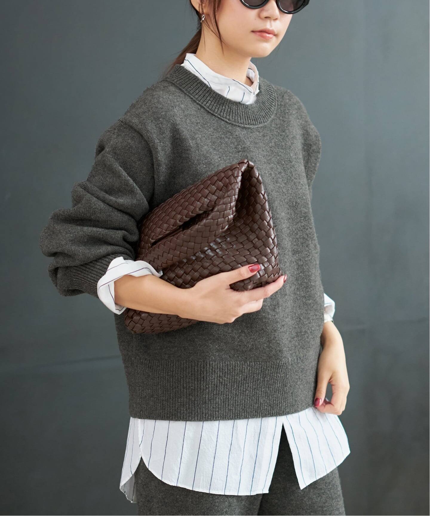 追加》R'IAM ストールプルオーバー（ニット／セーター）｜Plage