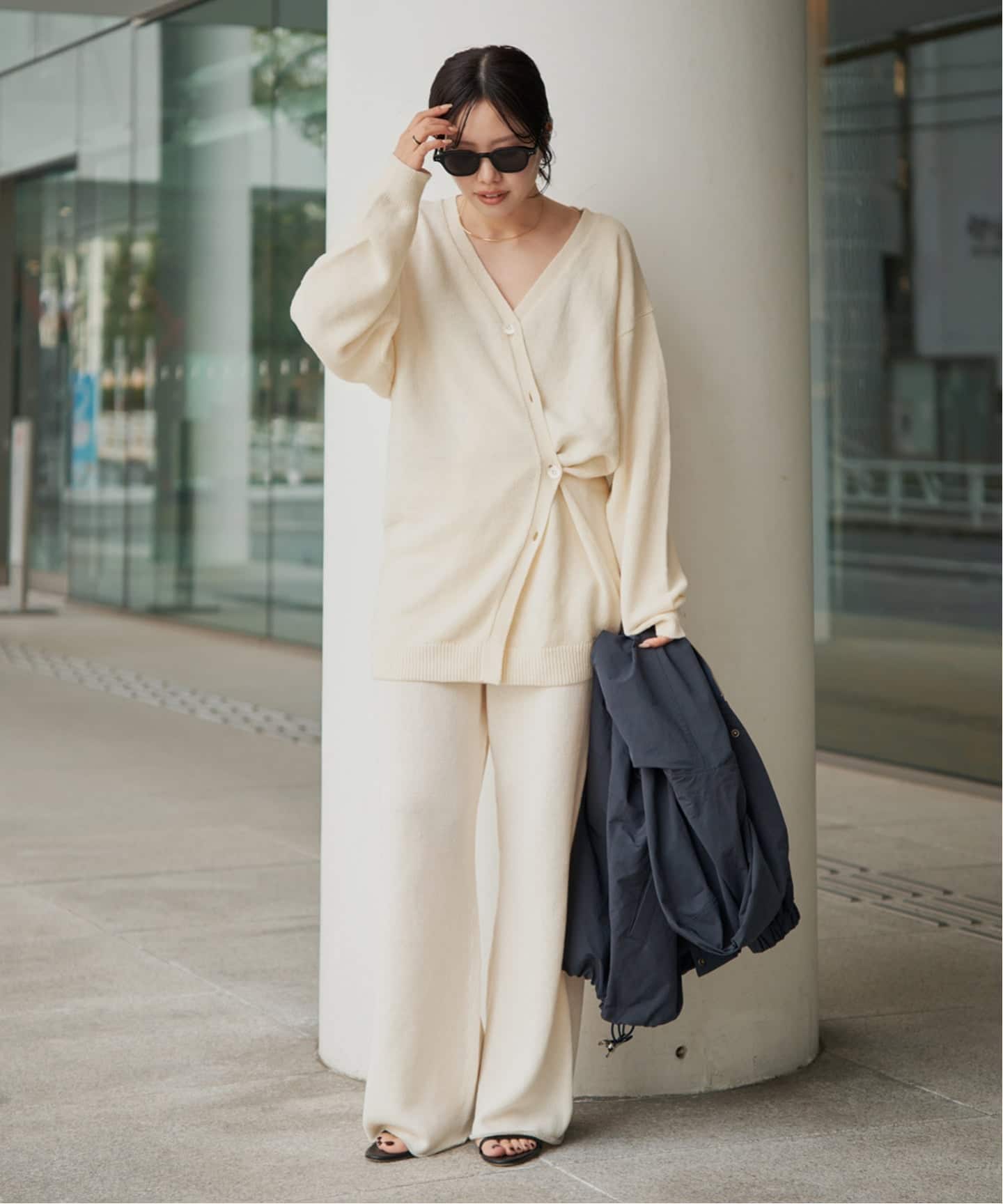 organic linen 混 カーディガン（カーディガン）｜Plage（プラージュ