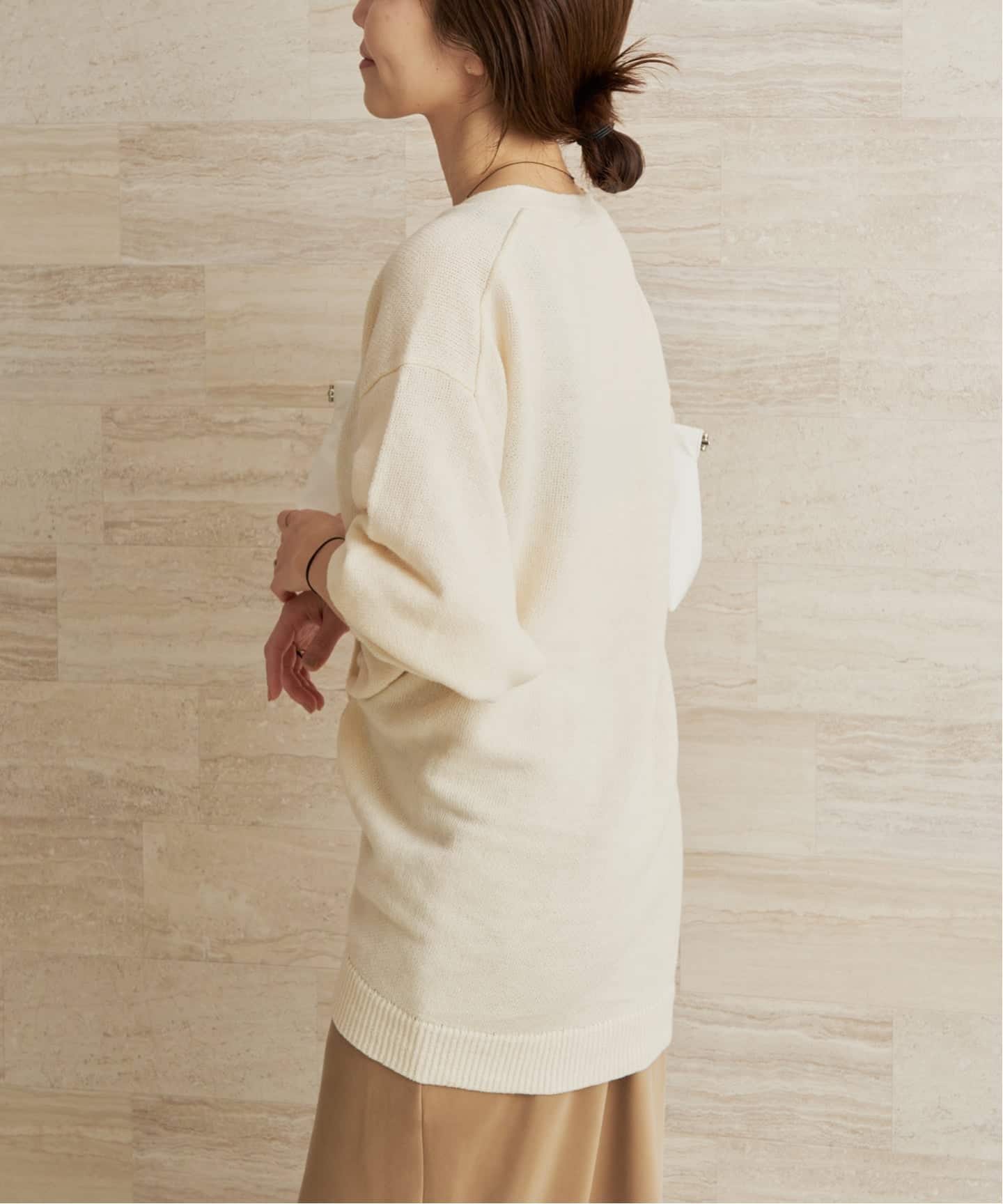 プラージュ　Linen smooth short カーディガン Plage - Linen smooth short カーディガンの通販 by yumi shop