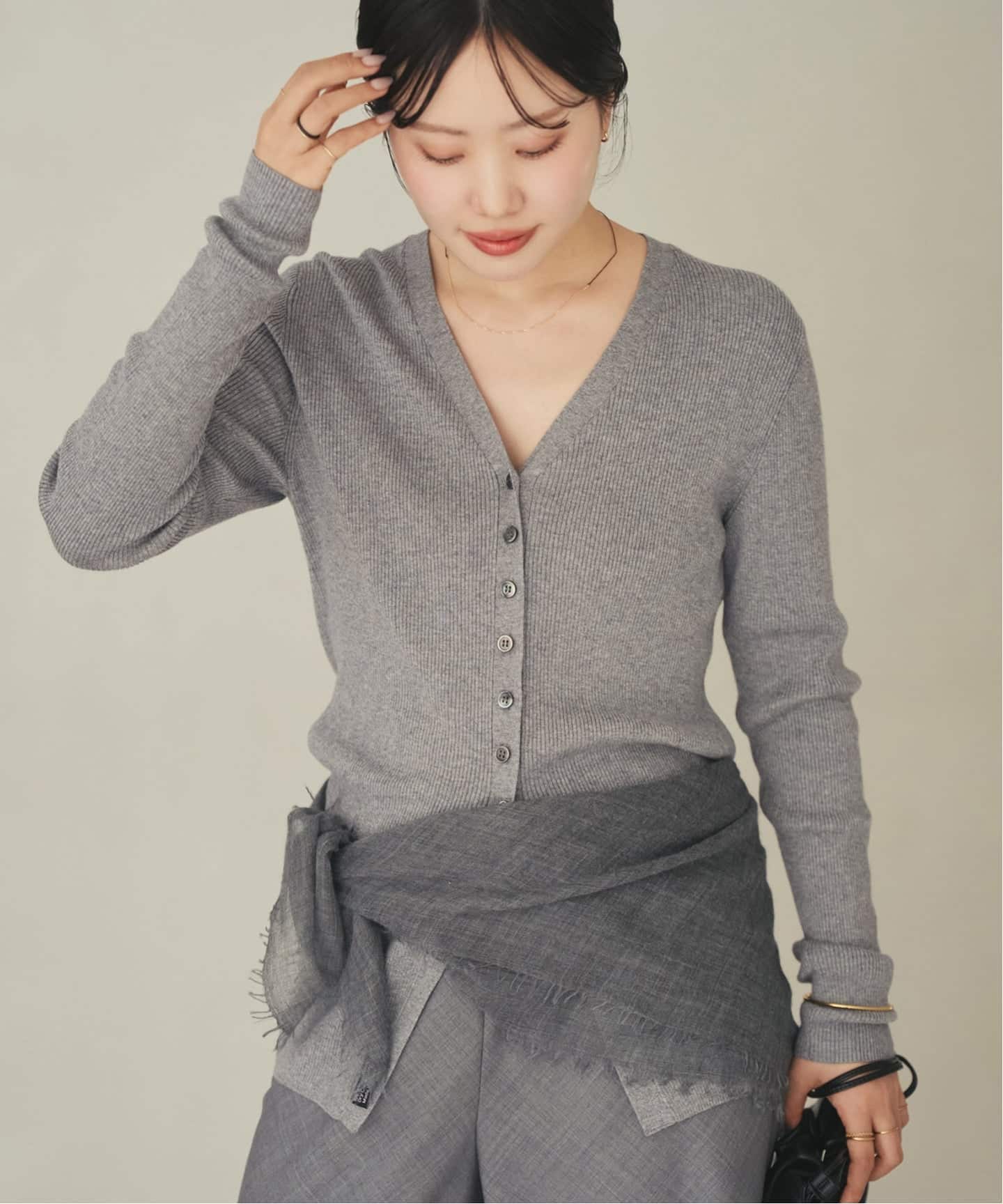 追加》floche rib カーディガン（カーディガン）｜Plage（プラージュ