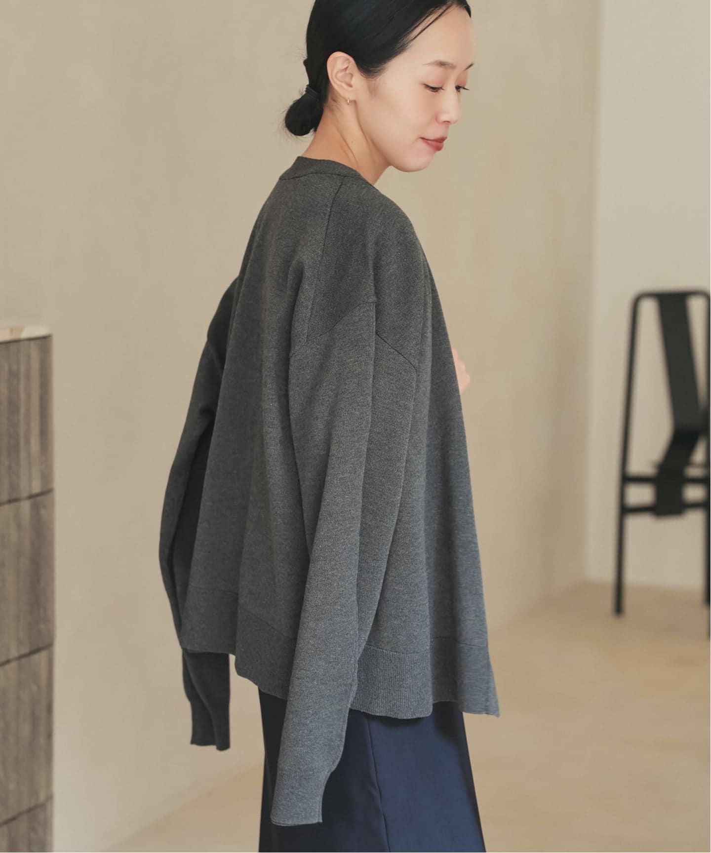plageプラージュ　sweat kn nuance カーディガン 2024SS WEB限定追加》sweat kn nuance カーディガン（カーディガン）｜Plage