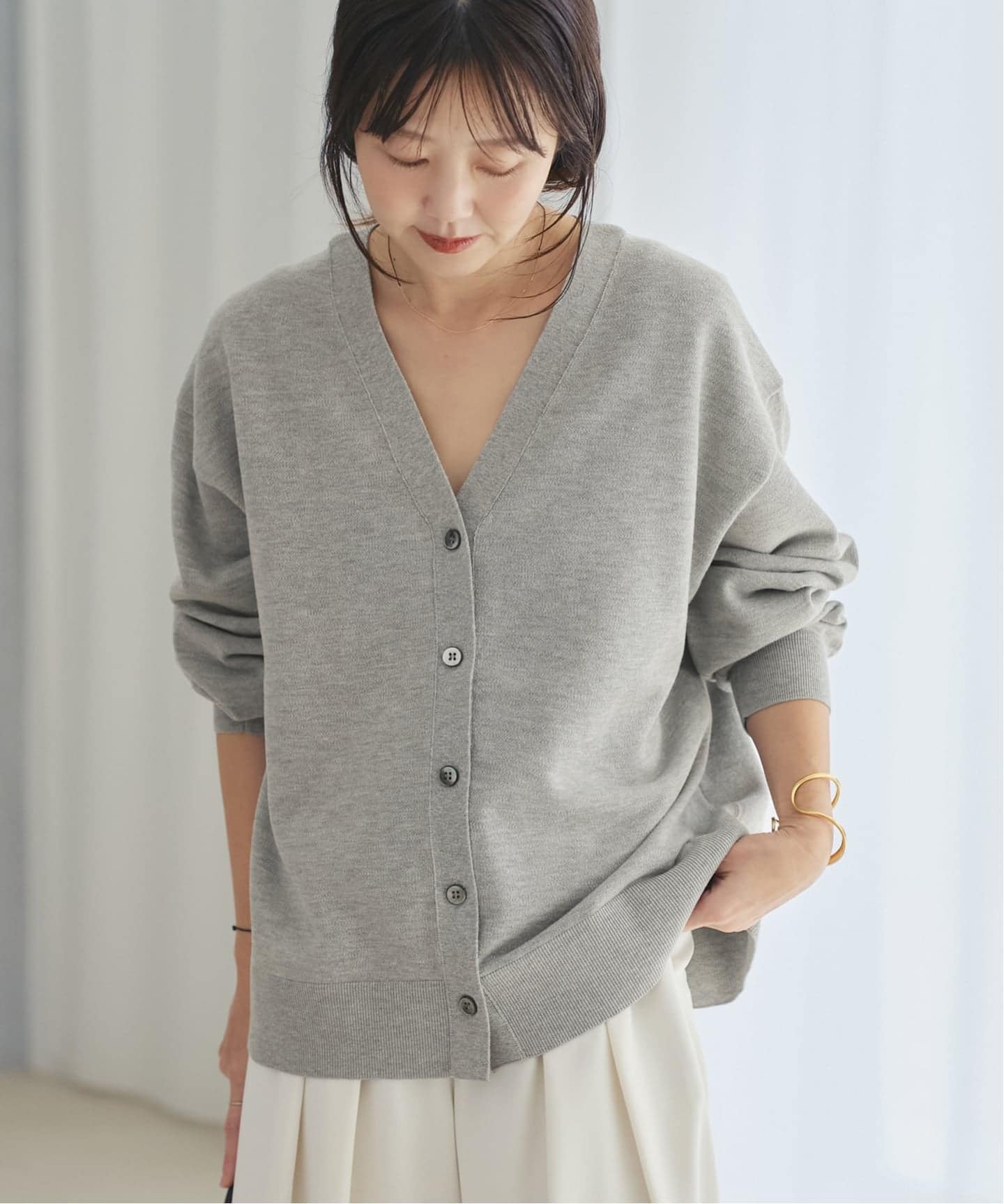 38サイズ★2022AW plage sweat ニットカーディガン SALE／30%OFF】plage 《追加》sweat ニットカーディガン プラージュ