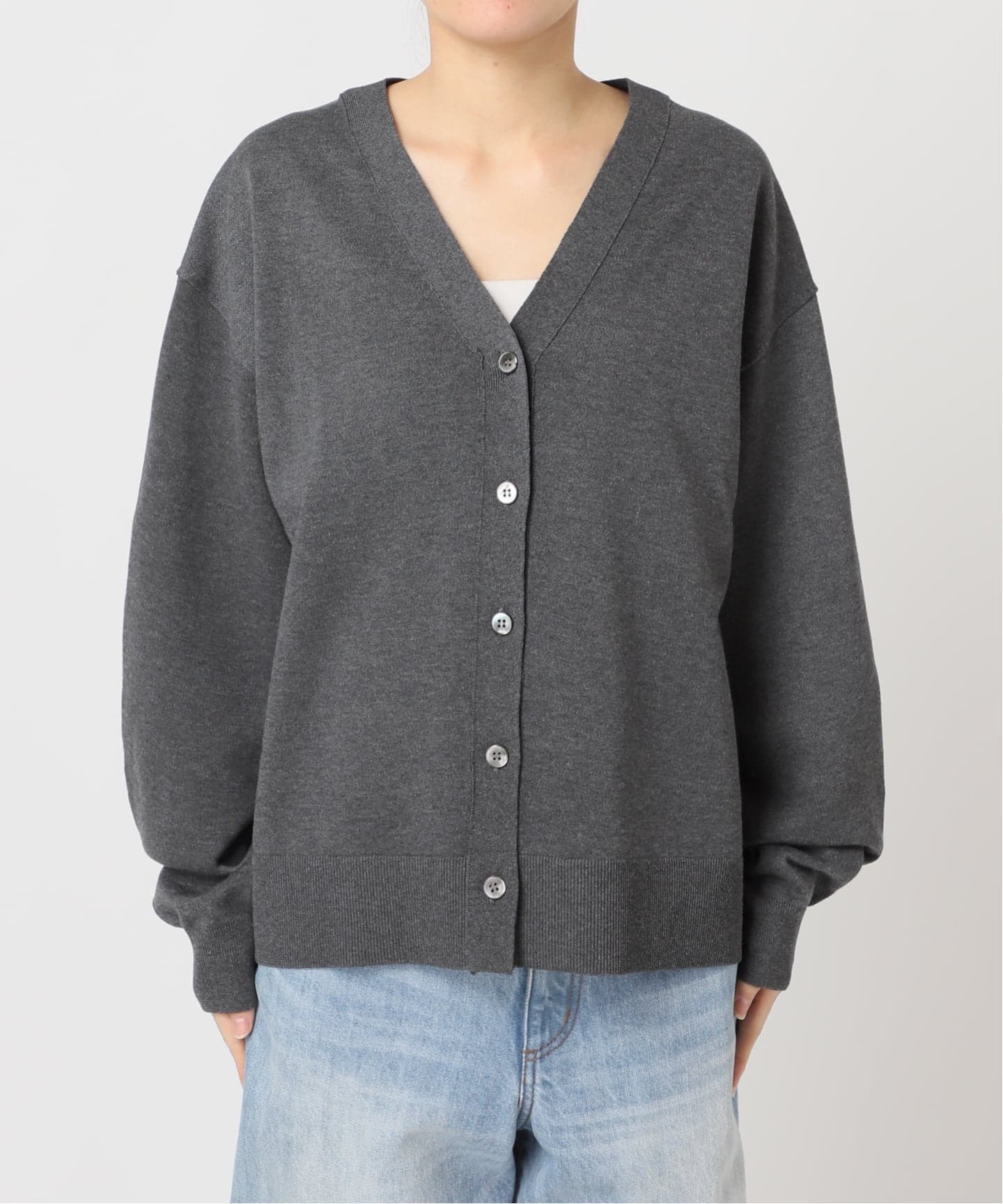 plageプラージュ　sweat kn nuance カーディガン 2024SS プラージュ Plage 《WEB限定追加予約》sweat kn nuance カーディガン