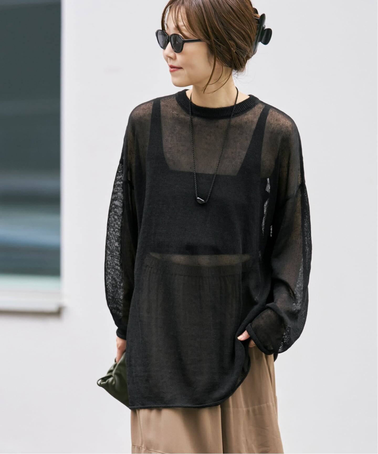 Plage プラージュ Linen/ny long プルオーバー 未使用品 Linen/ny long プルオーバー（ニット／セーター）｜Plage（プラージュ