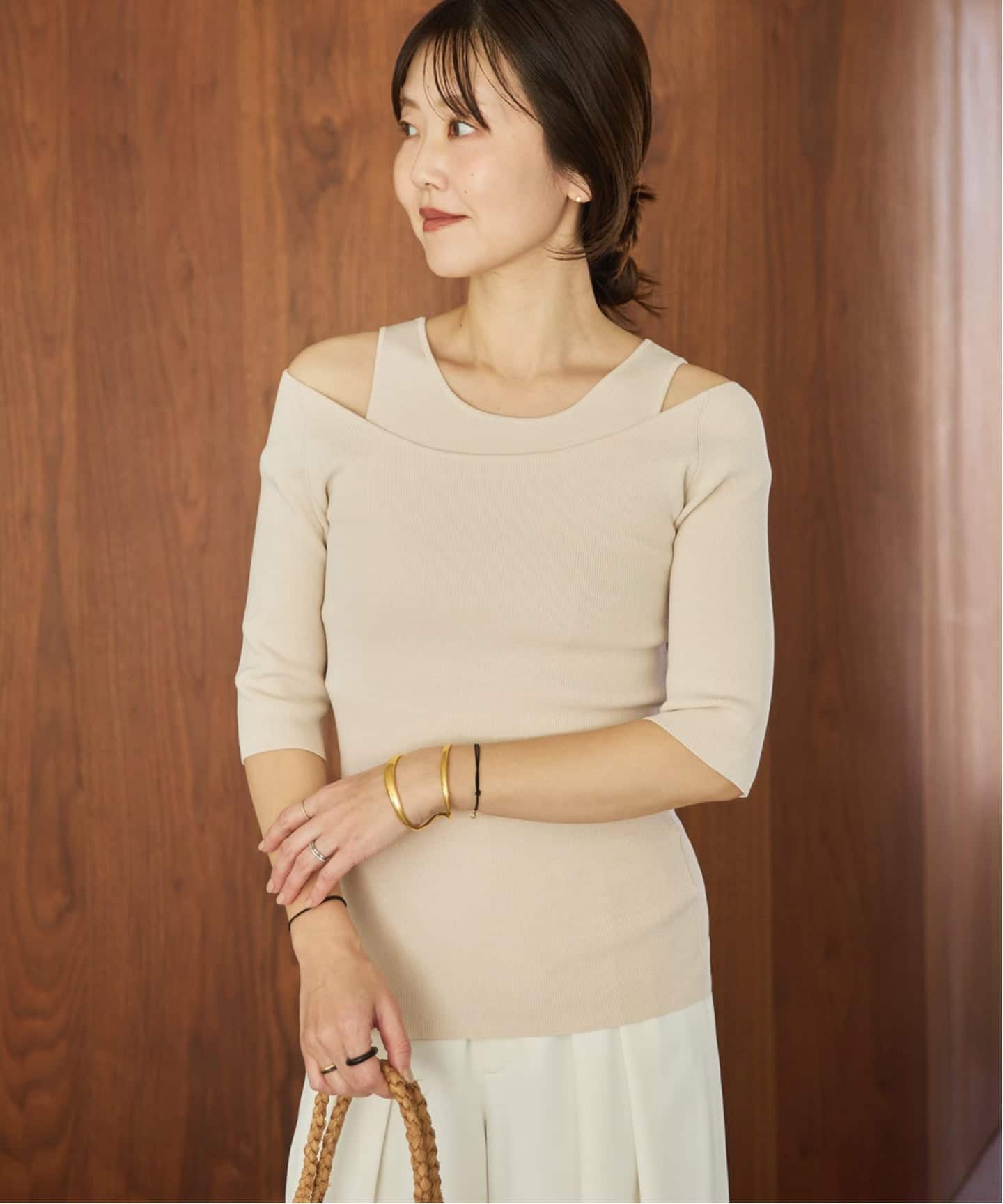 plage✳︎今期ニット plage（プラージュ） ニット セーター Fluffy half ニット レディース