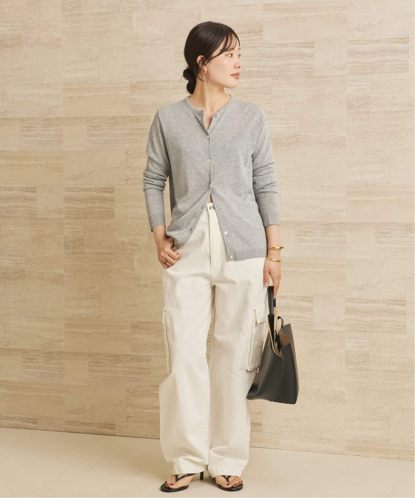 追加予約》vis/silk mix カーディガン（カーディガン）｜Plage