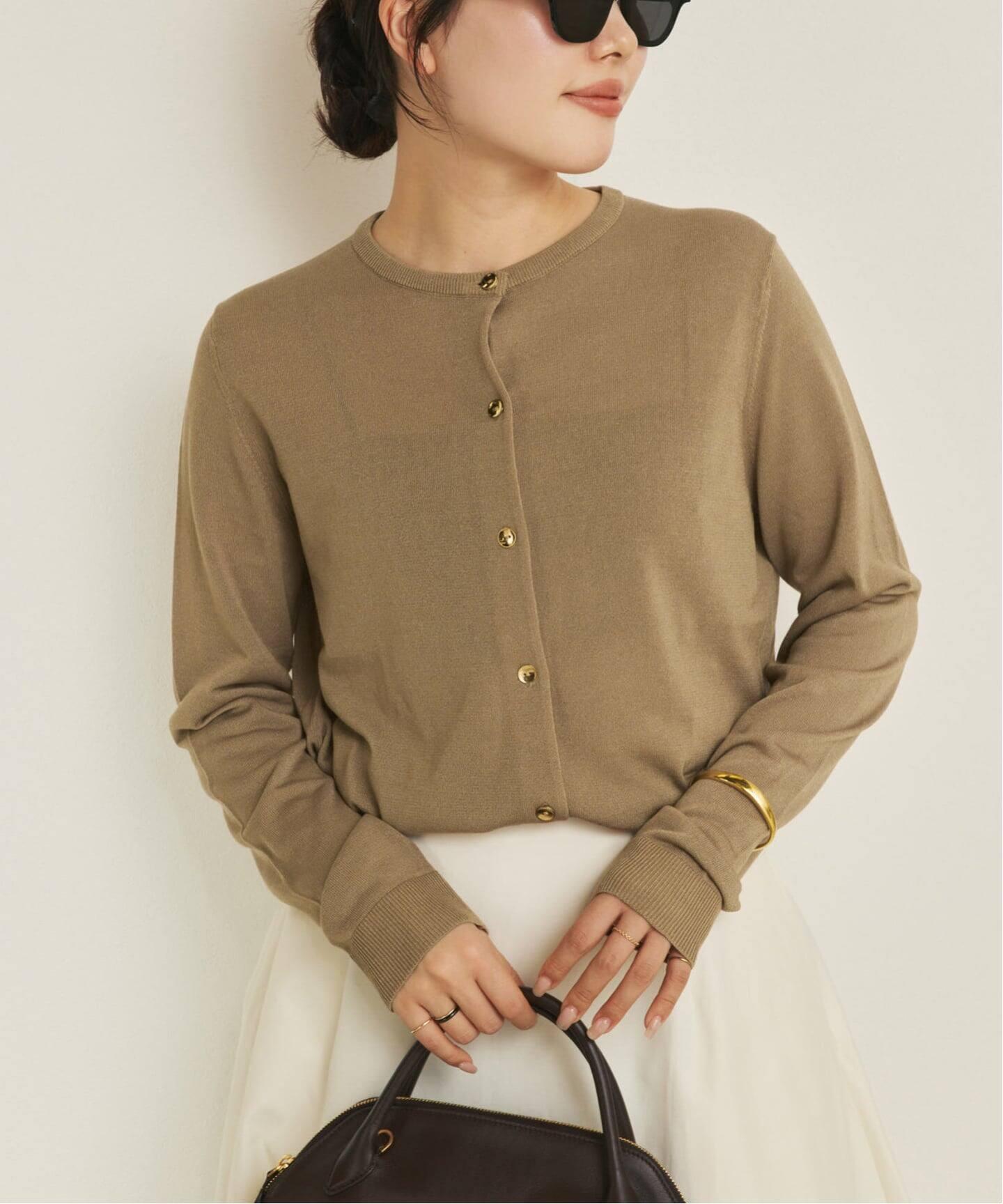 追加予約》vis/silk mix カーディガン（カーディガン）｜Plage