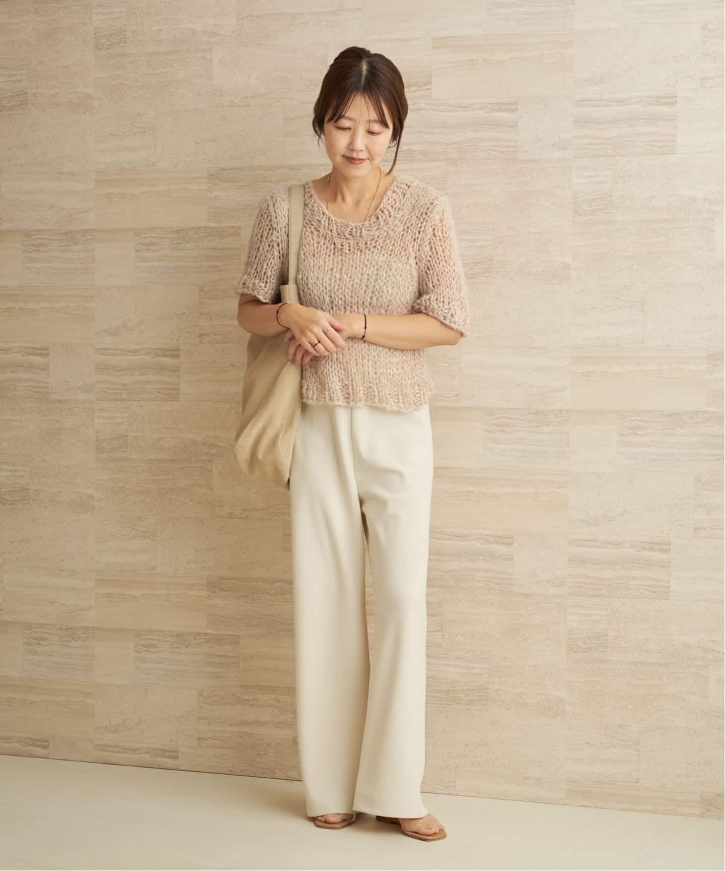 ISOBEL CLEO / イザベルクリオ SILK THE CLASSIC TEE ニット（ニット