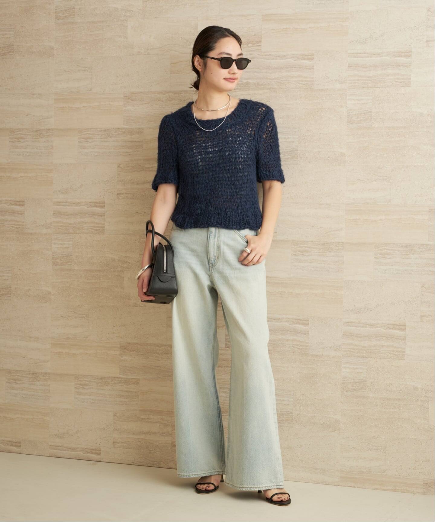 ISOBEL CLEO / イザベルクリオ SILK THE CLASSIC TEE ニット（ニット