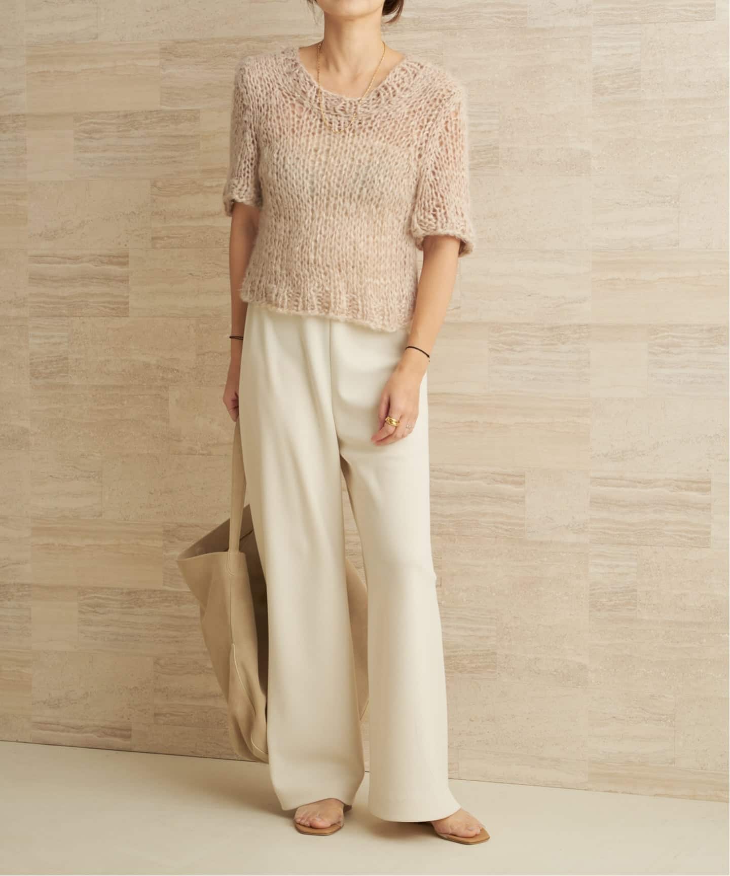 ISOBEL CLEO / イザベルクリオ SILK THE CLASSIC TEE ニット（ニット