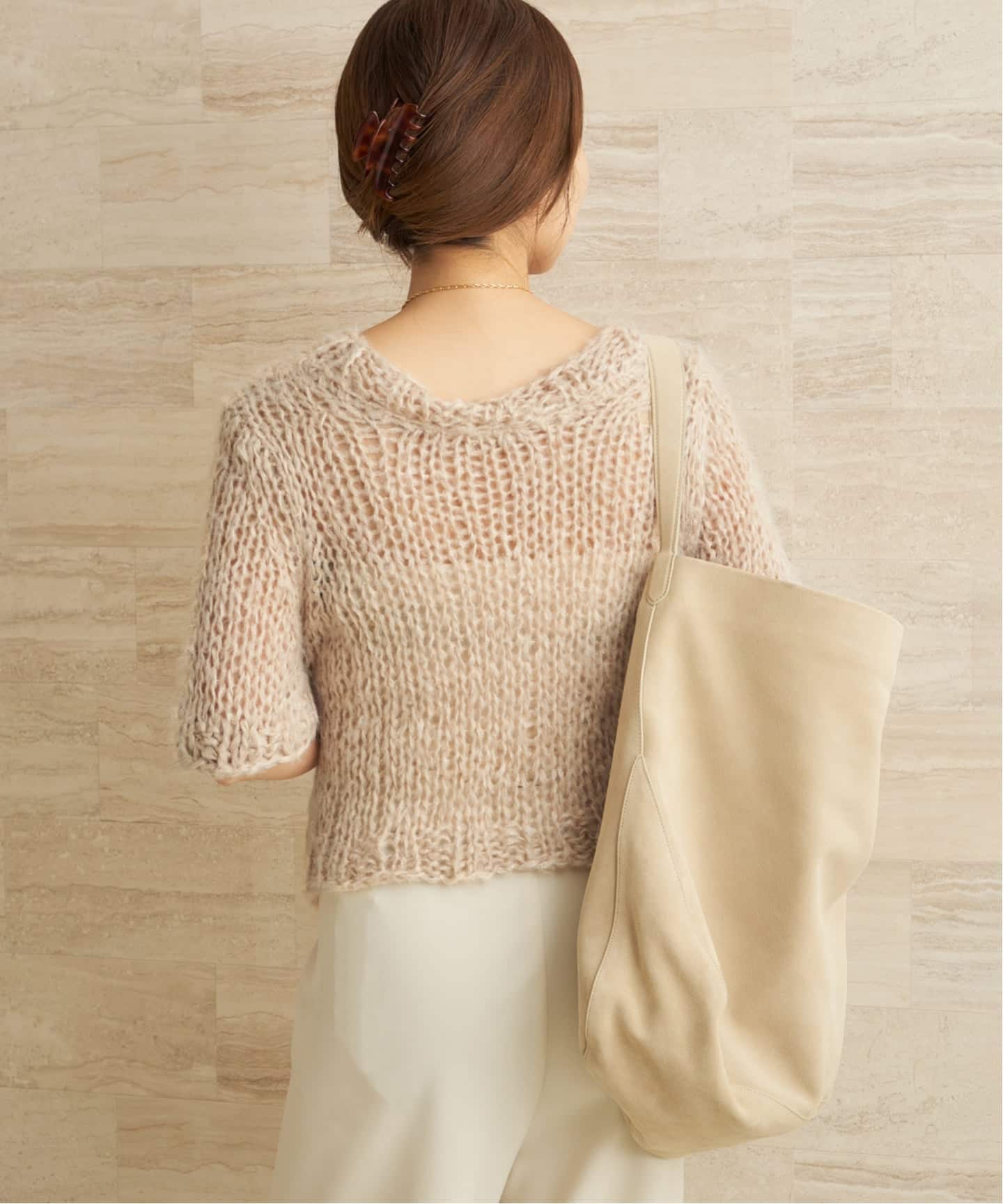 ISOBEL CLEO / イザベルクリオ SILK THE CLASSIC TEE ニット（ニット