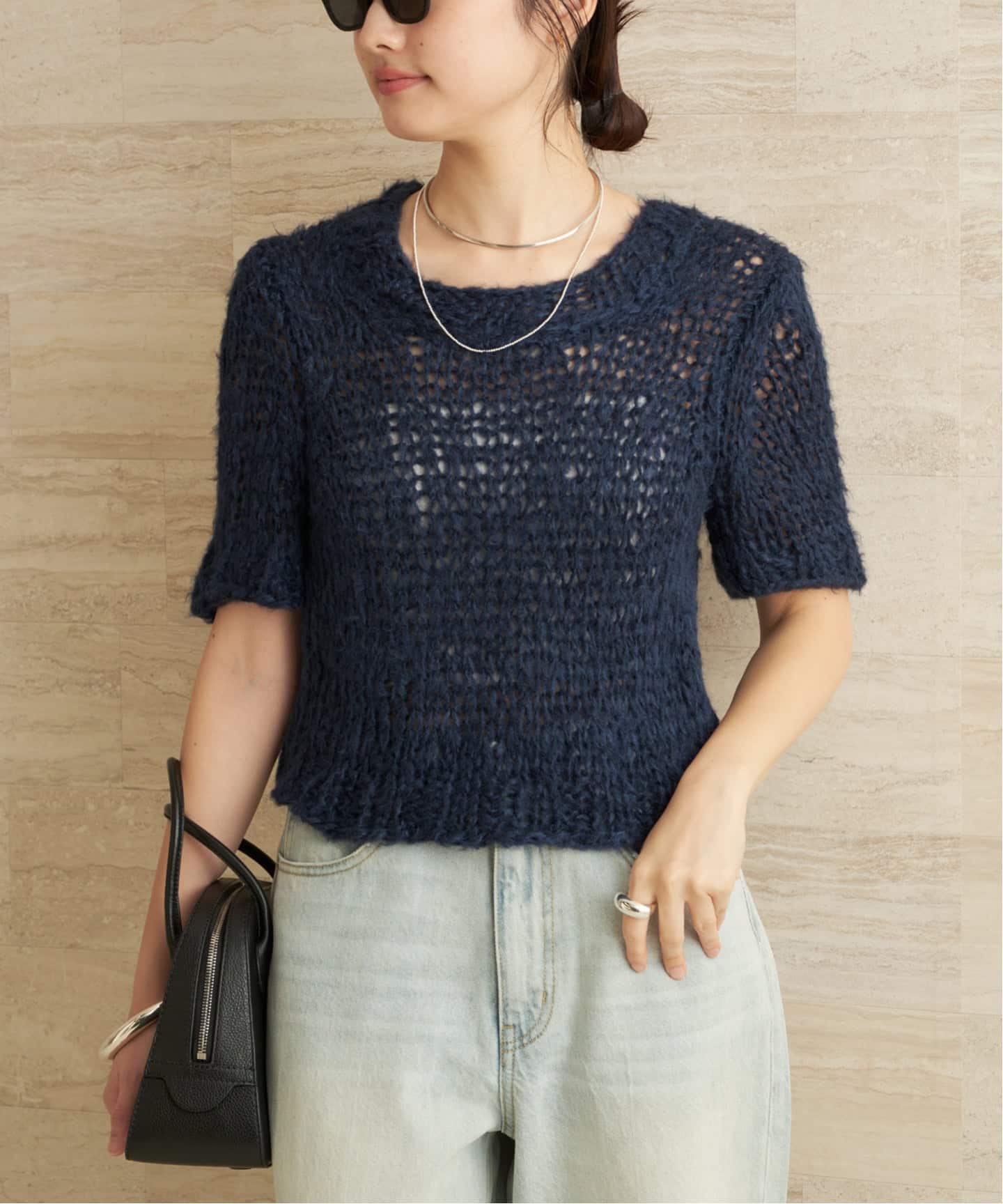ISOBEL CLEO / イザベルクリオ SILK THE CLASSIC TEE ニット（ニット