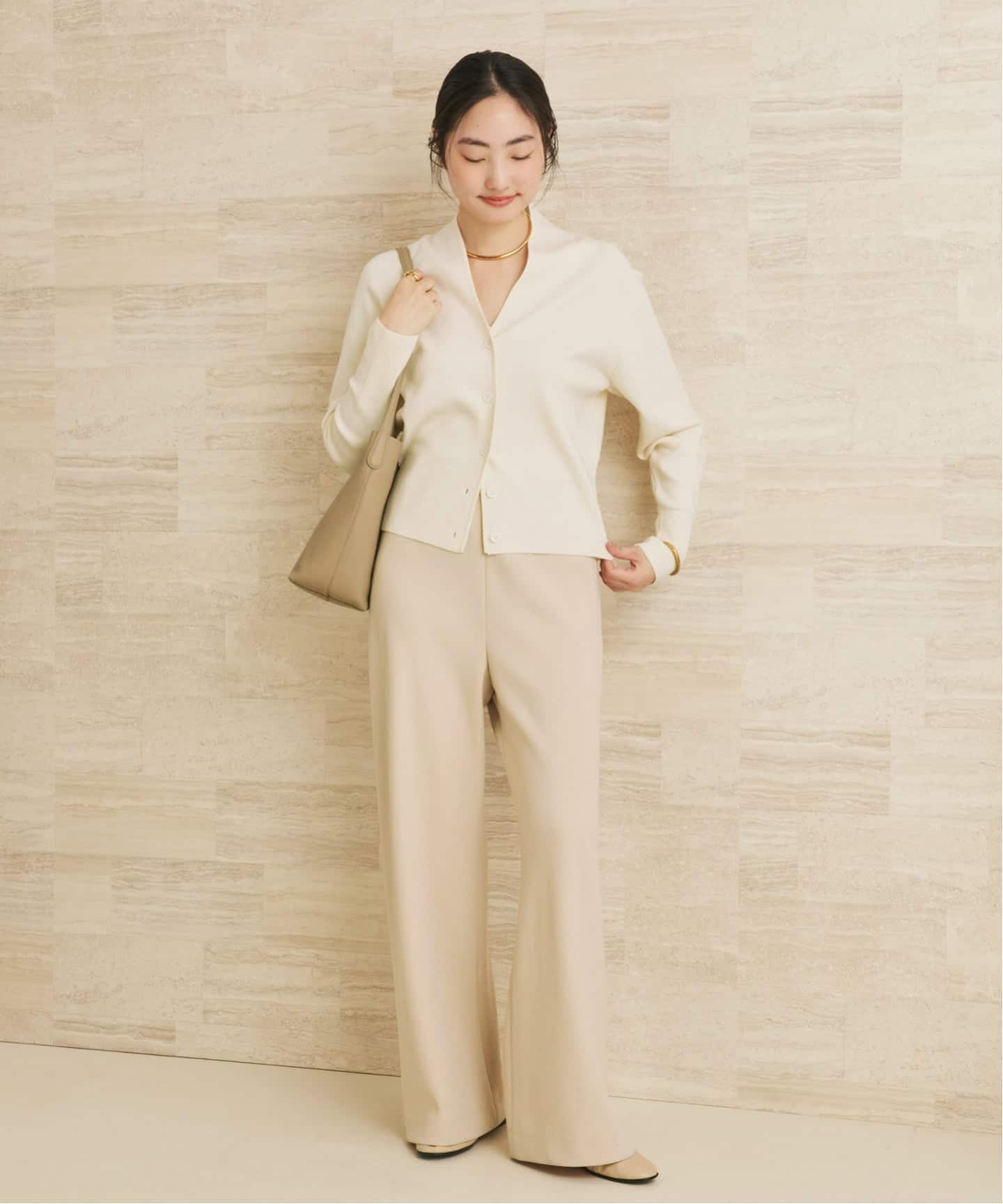 LE PETIT PULLE / ル プティ プレ 別注 TULIP COLLAR カーディガン