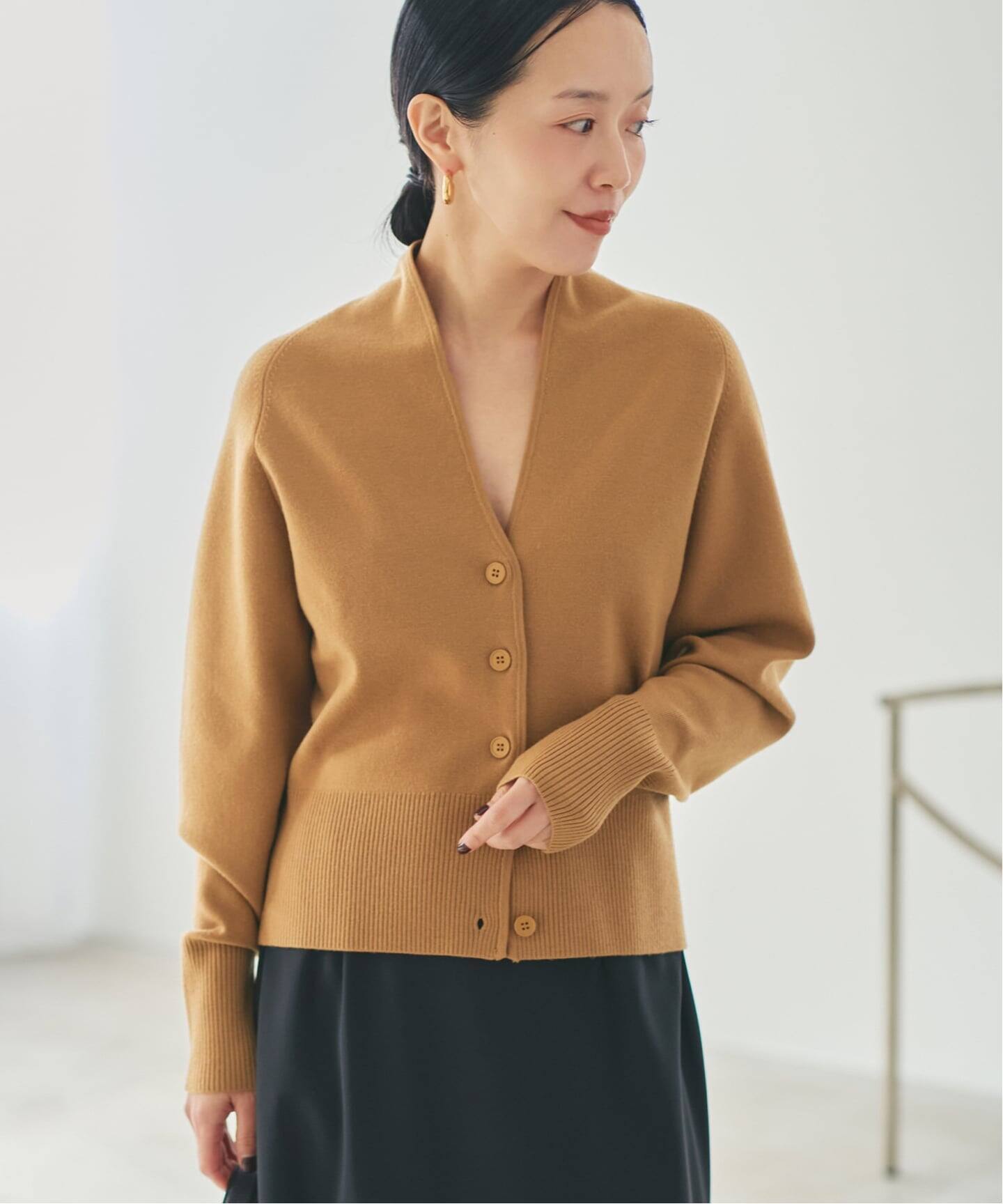 LE PETIT PULLE / ル プティ プレ 別注 TULIP COLLAR カーディガン