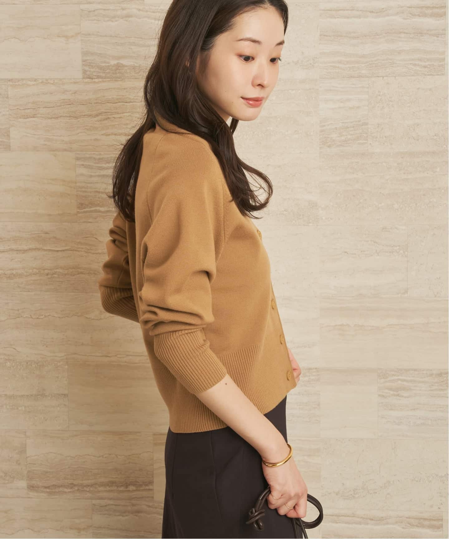 LE PETIT PULLE / ル プティ プレ 別注 TULIP COLLAR カーディガン