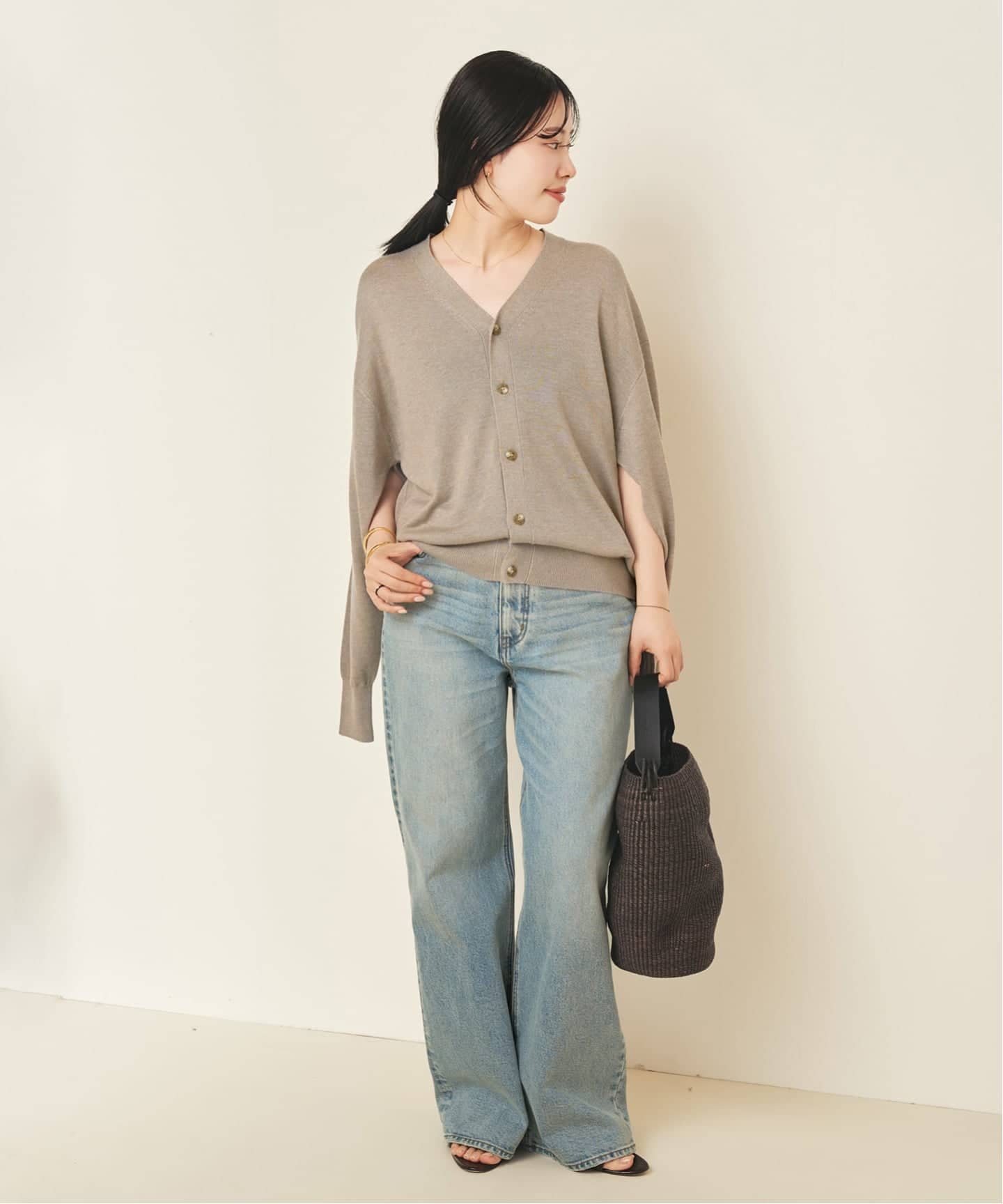 Plage プラージュ　SEEALL シーオール　BALOON カーディガン SEEALL / シーオール OVERSIZED LONG カーディガン（カーディガン
