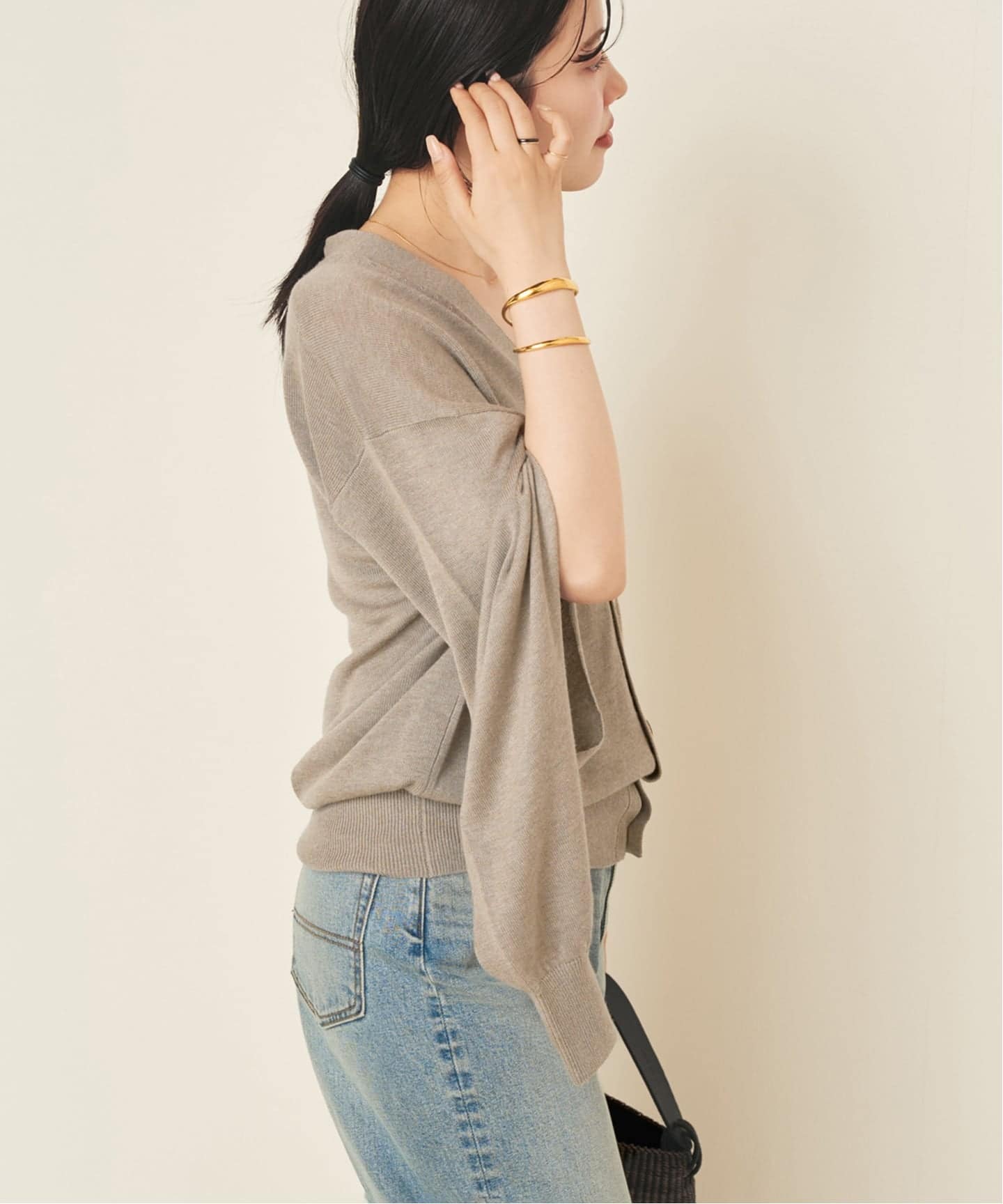 Plage プラージュ　SEEALL シーオール　BALOON カーディガン SEEALL / シーオール OVERSIZED LONG カーディガン（カーディガン