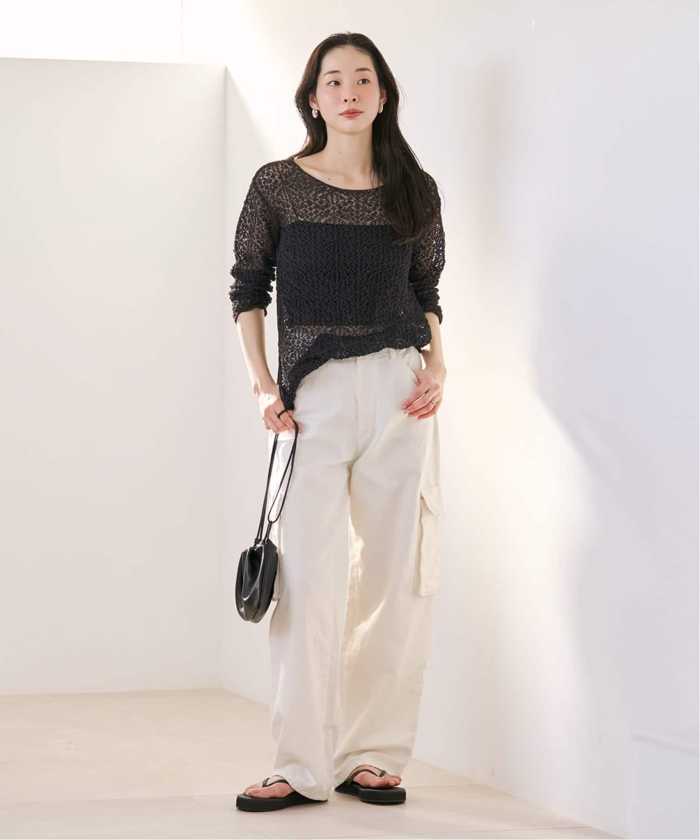 Plage新品★ 【enrica/エンリカ】ビスチェ enrica - enrica / エンリカ | ウールニットビスチェ | F | ブラック