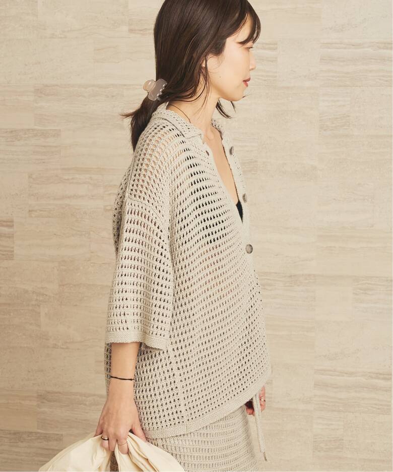 LAUREN MANOOGIAN / ローレン マヌージアン NET SHIRT ニット（ニット
