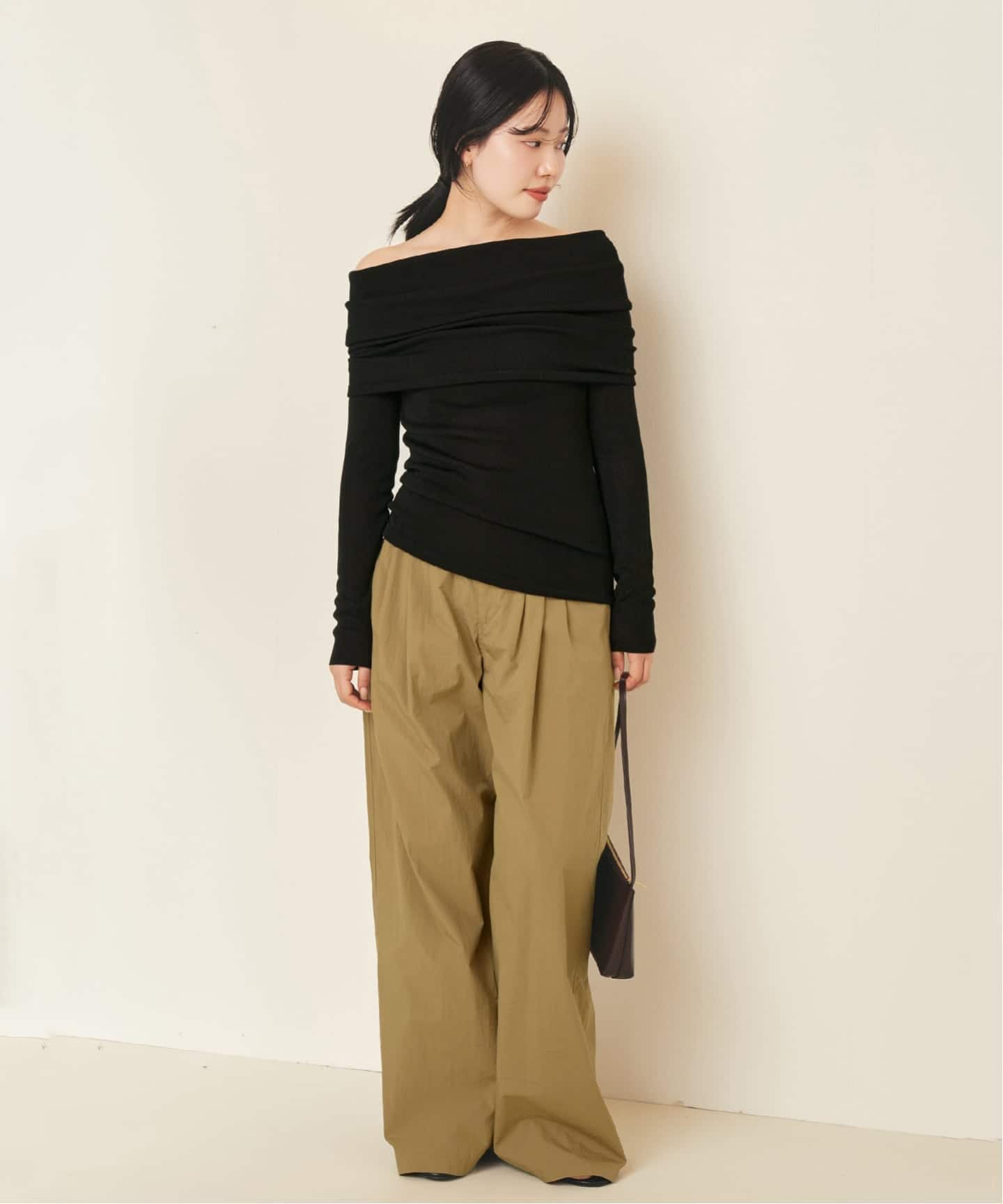 LE PETIT PULLE ニット LE PETIT PULLE / ル プティ プレ 別注 BARDOT NECKLINE ニット