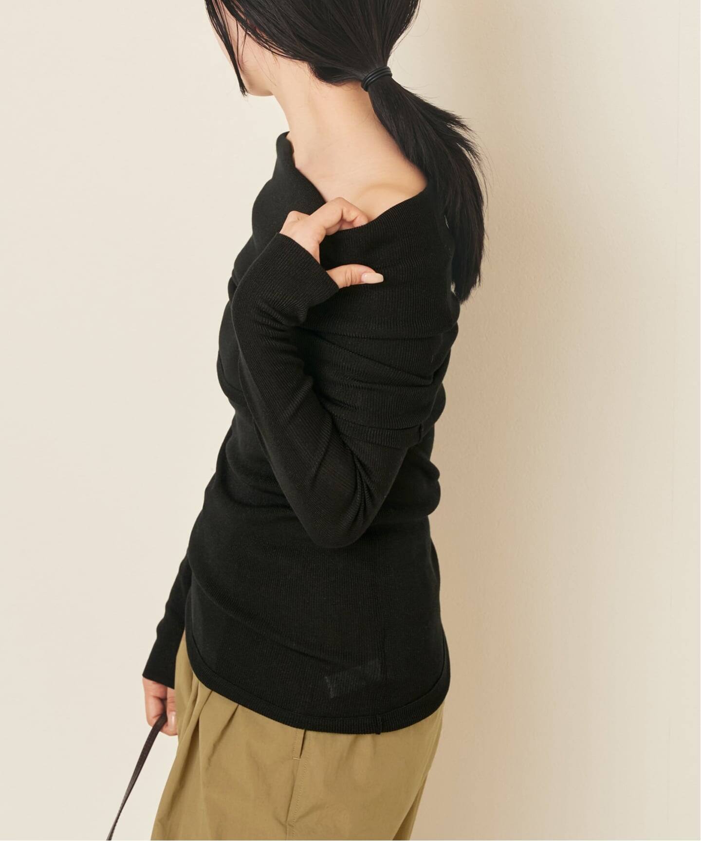 LE PETIT PULLE / ル プティ プレ 別注 BARDOT NECKLINE ニット