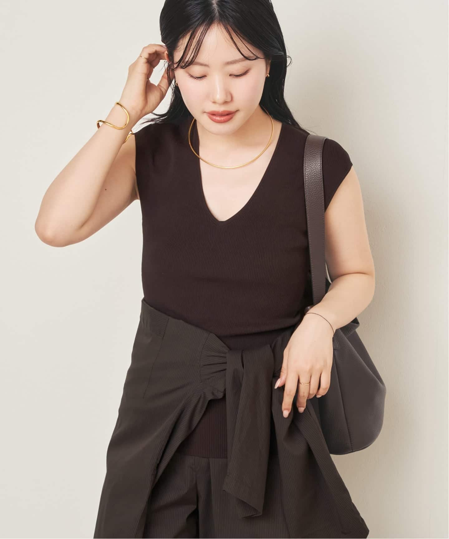 Plage LE PETIT PULLE SP BALLERINA ニット LE PETIT PULLE / ル プティ プレ 別注 VN SLEEVLESS プルオーバー
