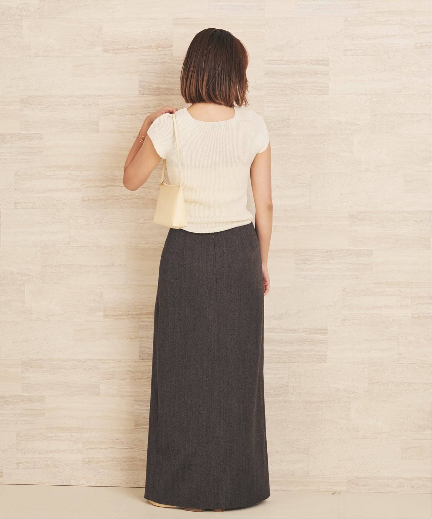 le / ル 別注 RIBBED CAP SLEEVELESS KNIT トップス（ニット／セーター