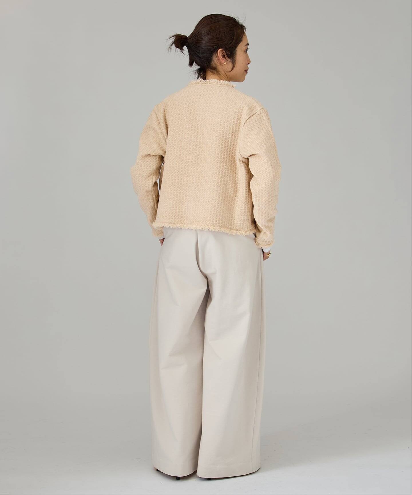 TWEED KNITジャケット カーディガン（カーディガン）｜VERMEIL par