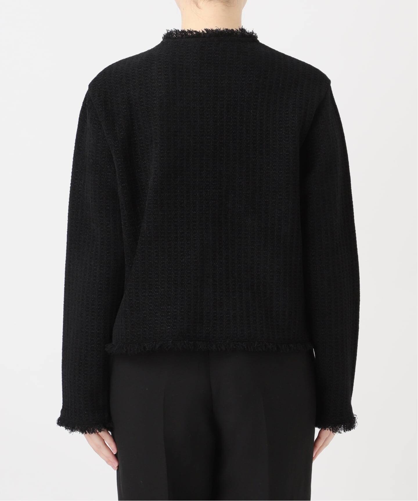 TWEED KNITジャケット カーディガン（カーディガン）｜VERMEIL par