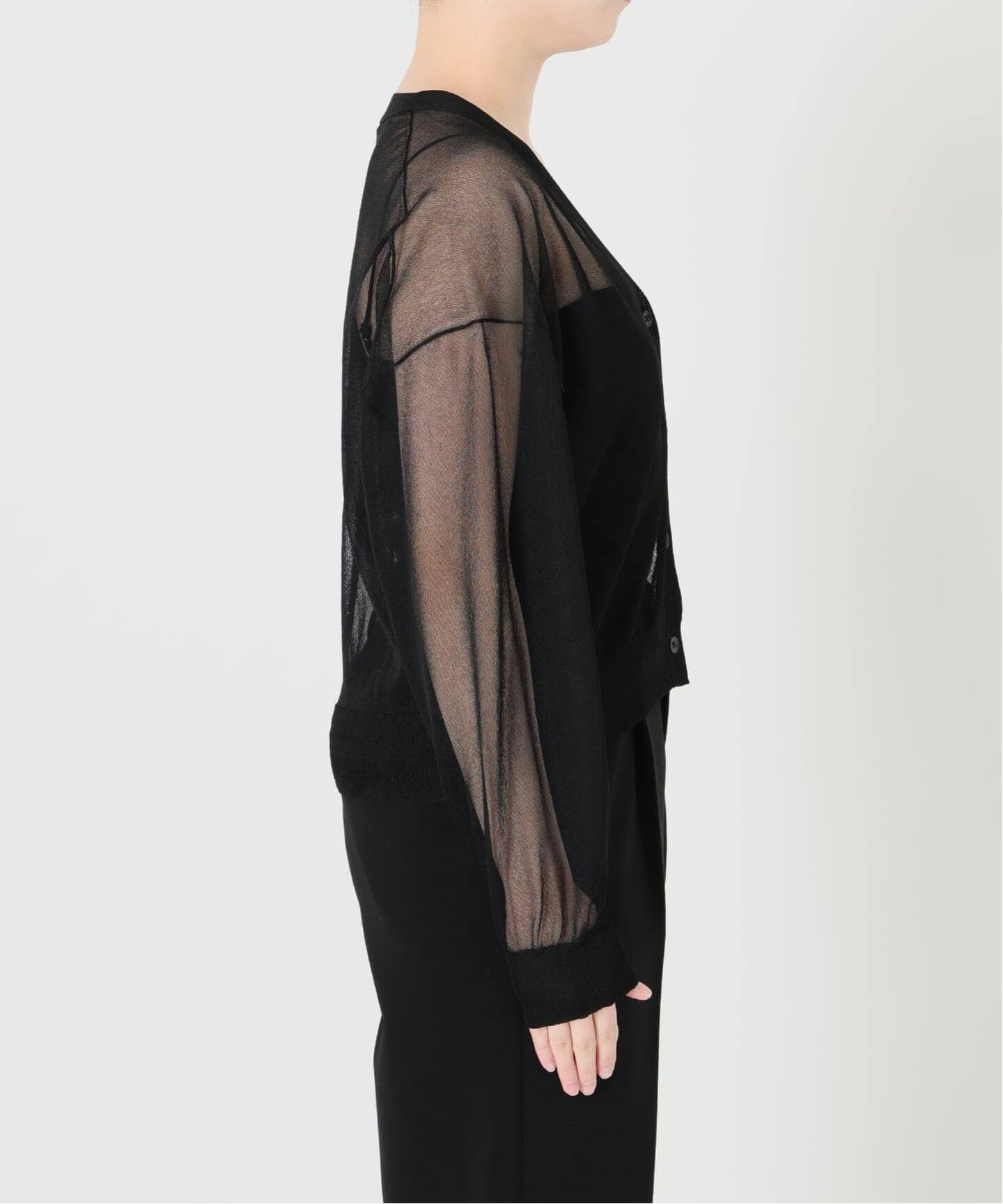 ヴェルメイユ パー イエナ 23AW シアークロップドニットカーディガン ヴェルメイユ パー イエナ 23AW シアークロップドニットカーディガンの